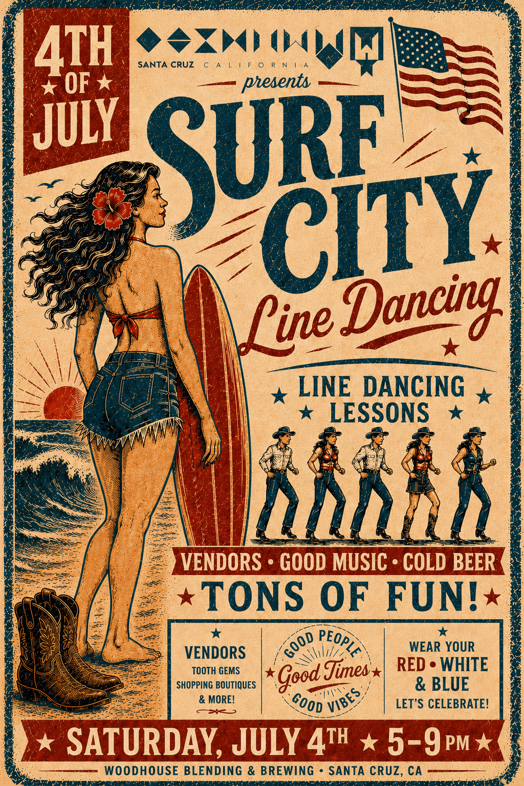 4th of July Line Dancing!!!
