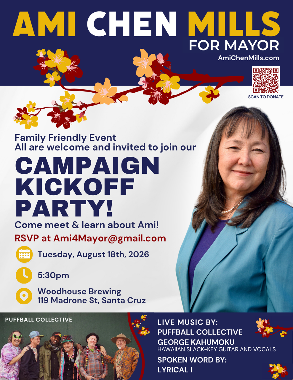 Ami Chen Mills Campaign Party