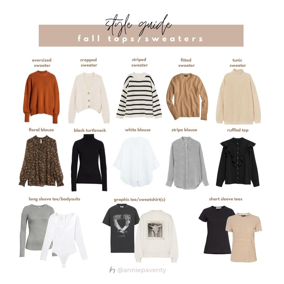 Fall/Winter 2020 Style Guide: Tops/Sweaters — Annie Paventy