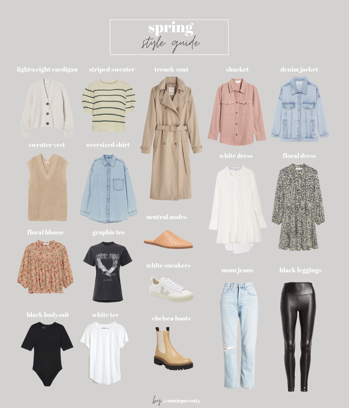 Spring Style Guide — Annie Paventy