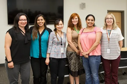 FGG: Jeannette Garcia, Erika Zepeda, Carolina Lee, Susan Budzien, Carmina Vasquez, Nancy Lahti