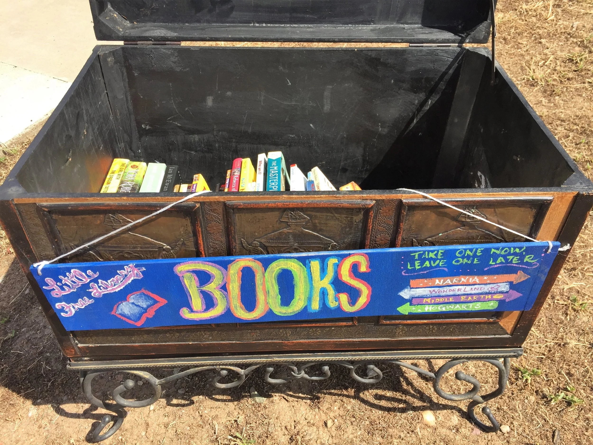Liz Vagani’s Little Free Library in Allied Gardens