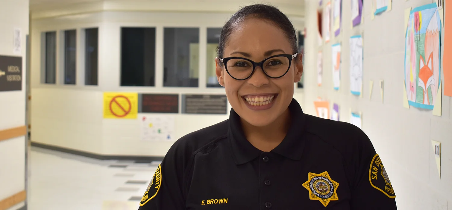 Correctional Deputy Probation Officer Elizabeth Brown