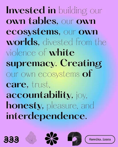 Dear BIPOC Artists We Need to Create Our Own Ecosystems Outside of the Systems of White Supremacy