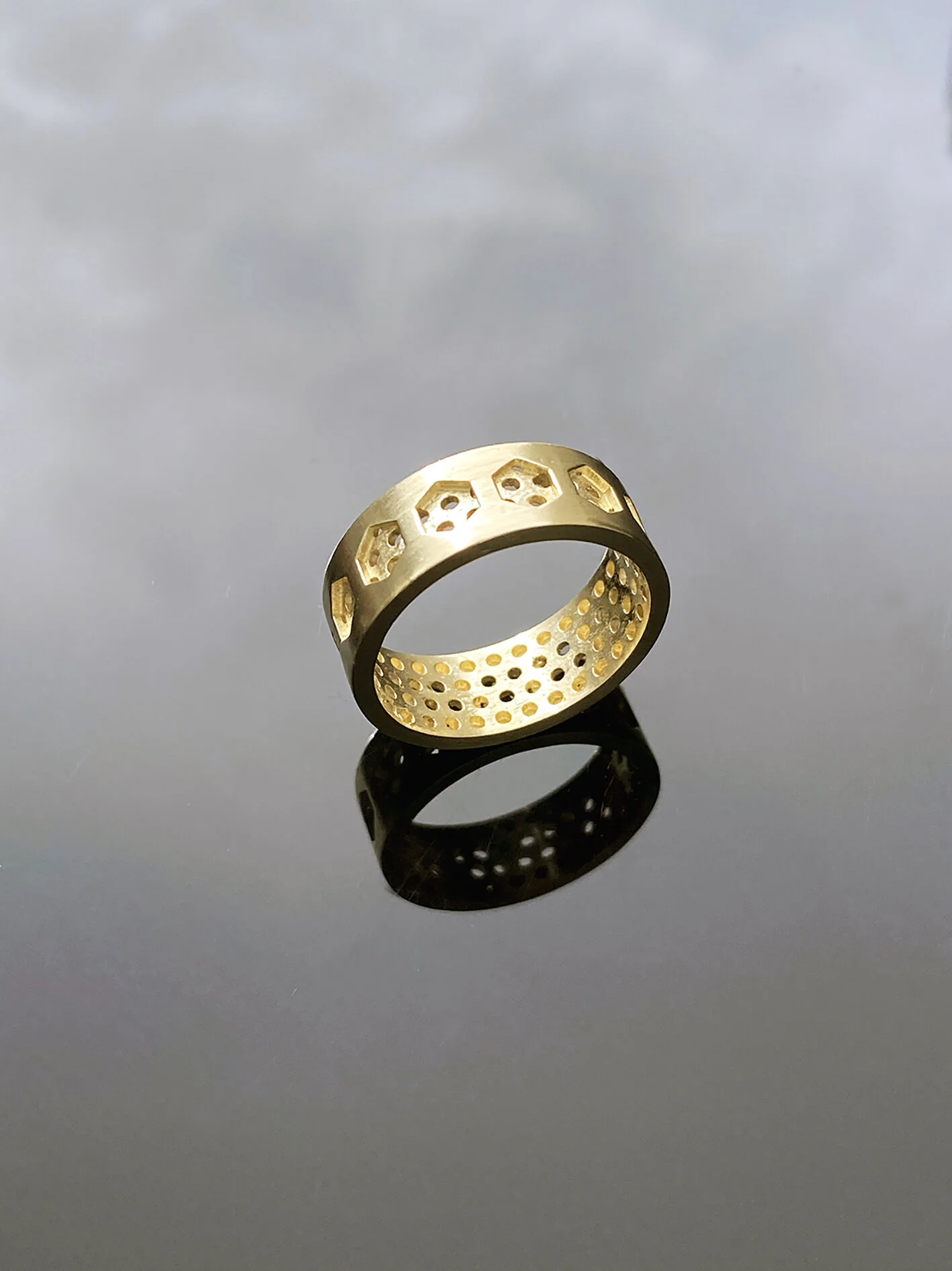 Hexagon and Round Perforation Ring