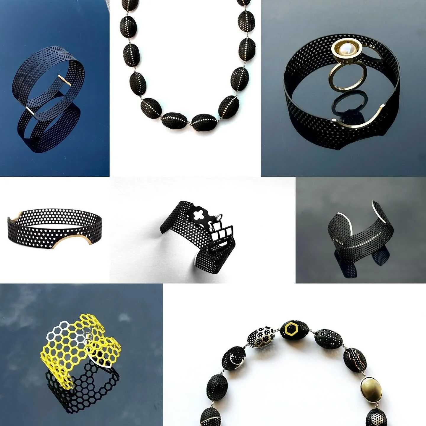 &ldquo;Not everything is as it seems&rdquo;&mdash; a conversation between surface and structure, between what is shown and what is withheld. These pieces, a cuff and a large neckpiece, remain my favorite creations of 24&ndash;25 &mdash; where materia