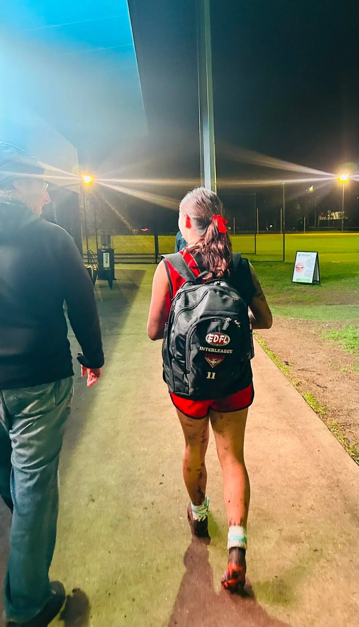 &ldquo;Last night after her first rep team game finished. Her team won, and she really enjoyed rotating between half-back and small forward. She is turning into such a strong young woman. As a mama, I feel relieved that she came through without any i