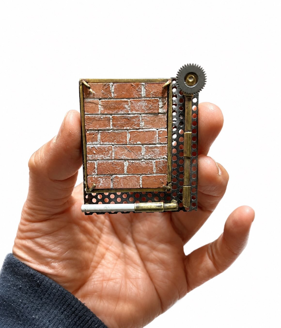 The series is going well, and I&rsquo;m really happy with how this brooch turned out. It is part of my new brooch series, The City and Its Uncertain Walls, inspired by Haruki Murakami&rsquo;s novel of the same name. I was immediately drawn to the wor