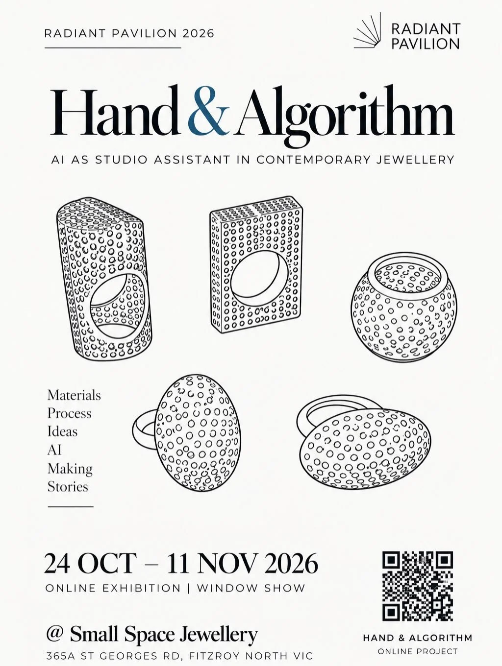 It all begins with a line on the diary.✍️

Before a ring becomes a physical object, there is an idea. A shape. A possibility.

After more than 17 years of making jewellery, I have developed my own visual language&mdash;perforations, geometric forms, 