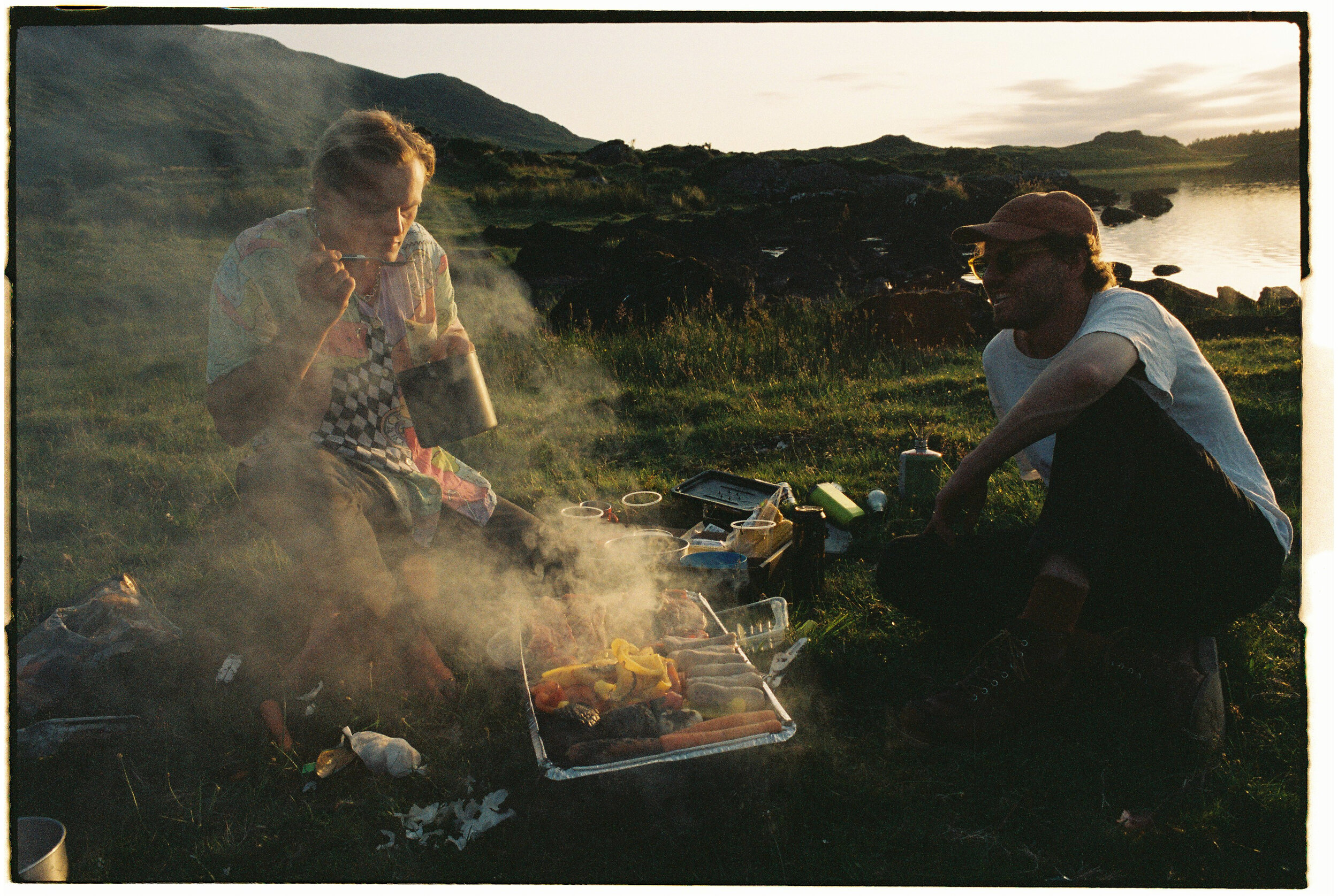 Camp cooking with Piers &amp; Jo, July '21