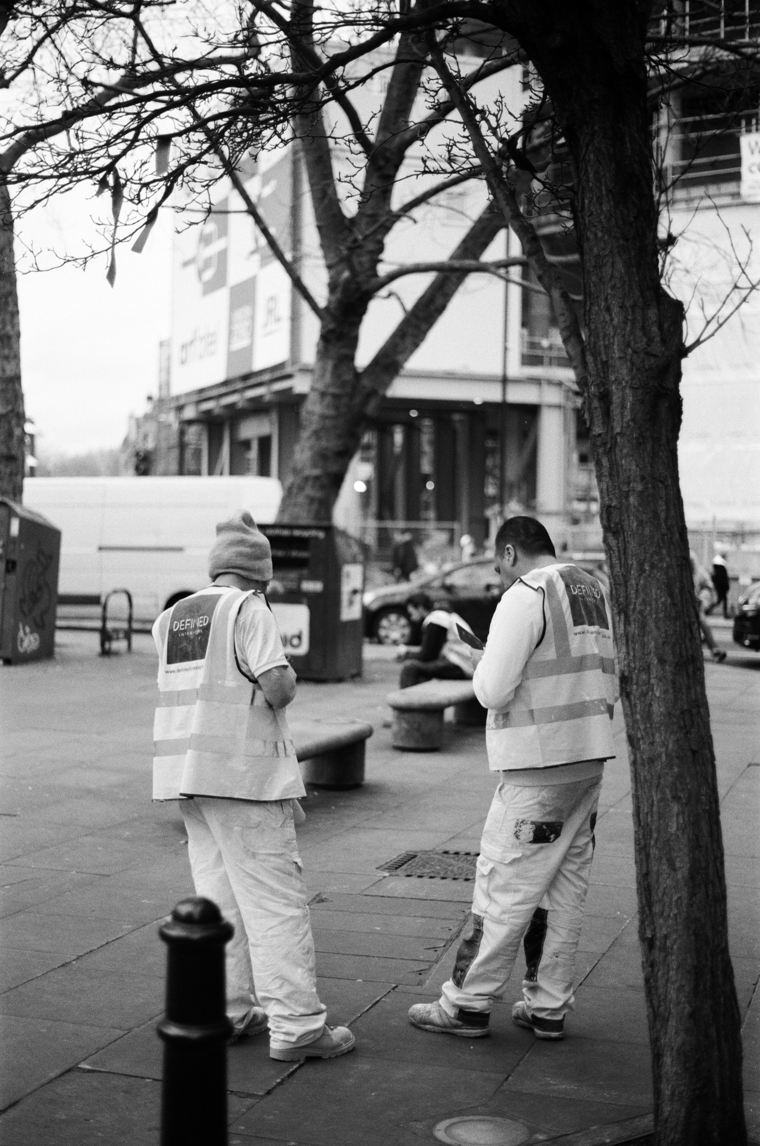 Builder's break in Shoreditch