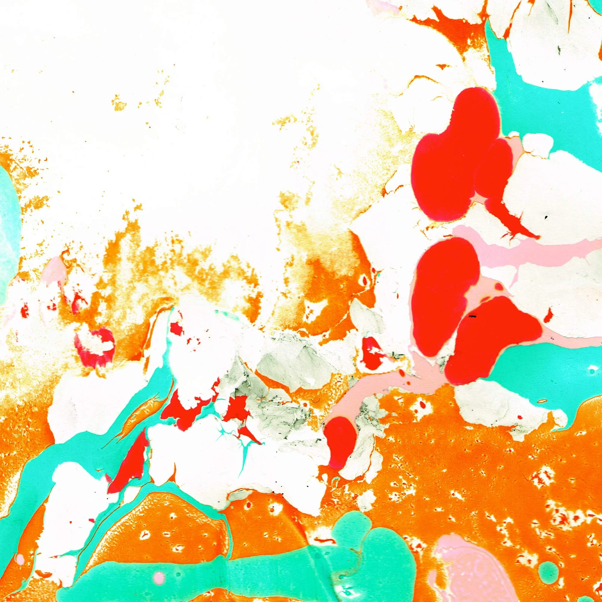 An example of Textbook's marbling that was used in our spring range.