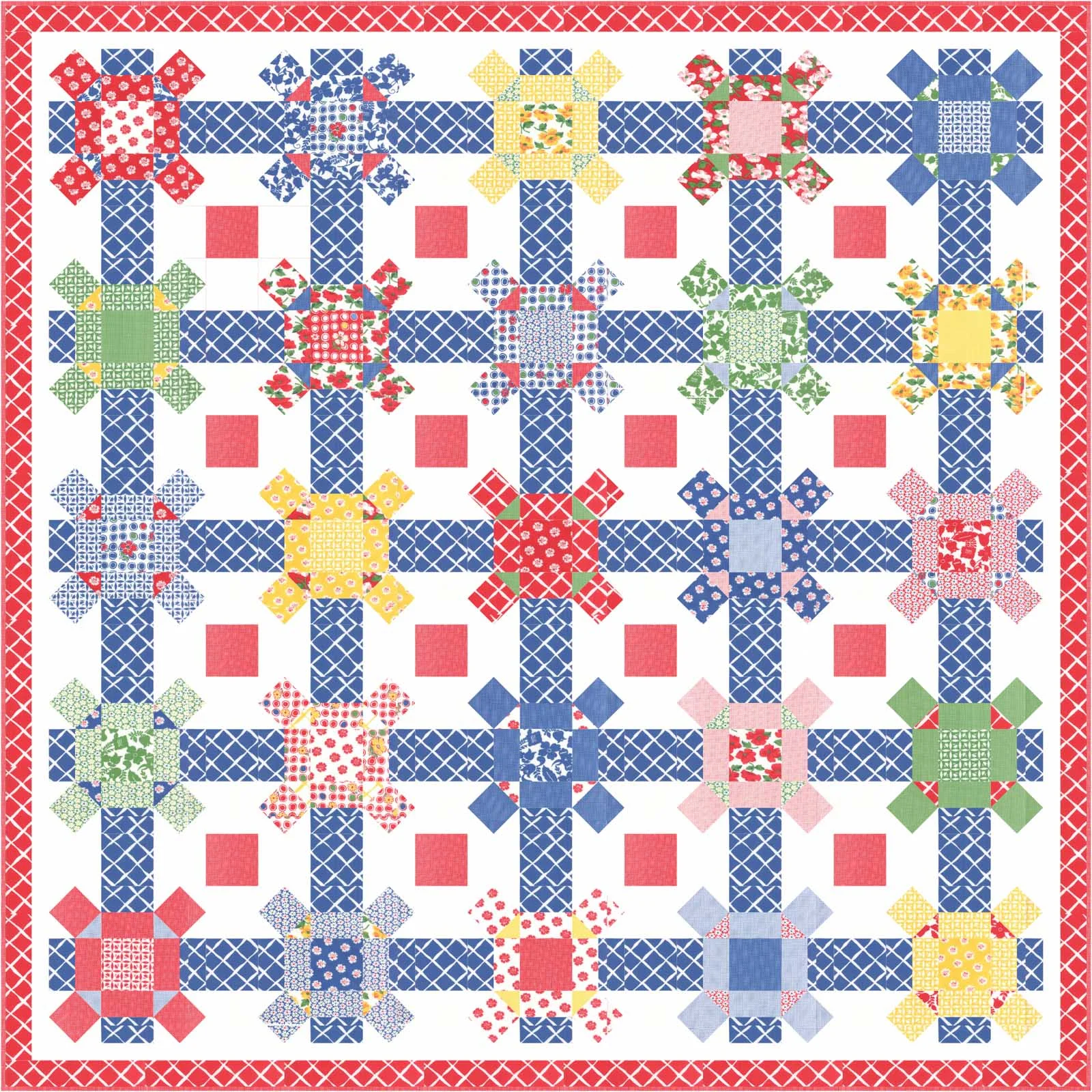 On Every Corner Quilt Pattern, PDF