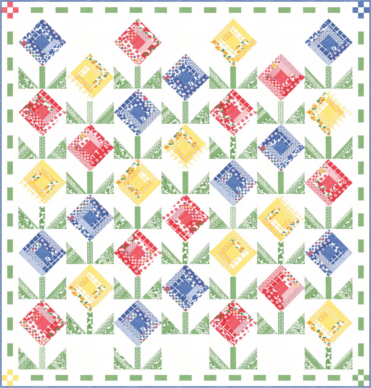 Goodness Grows Quilt Pattern, PDF