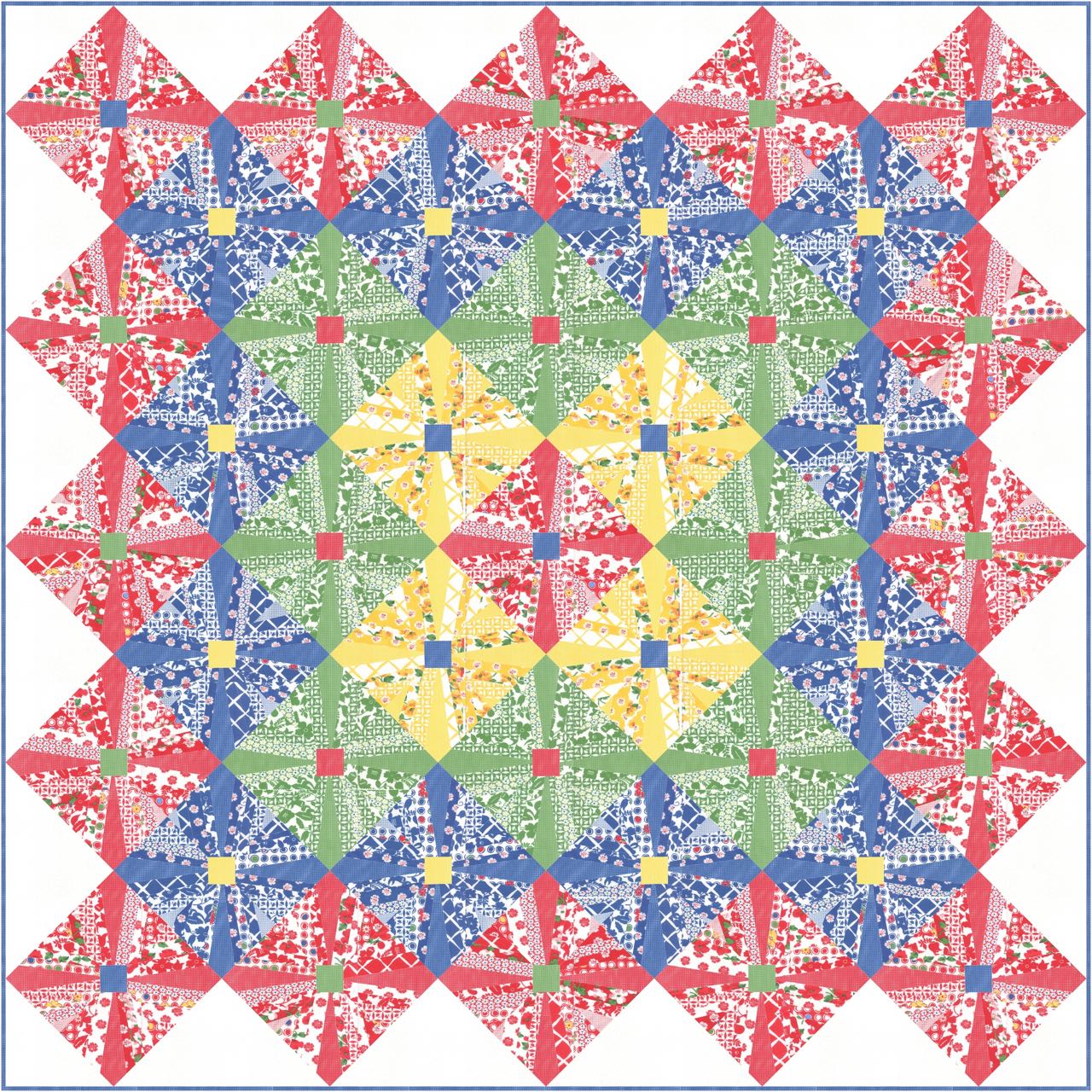 Signs of Spring Quilt Pattern, PDF