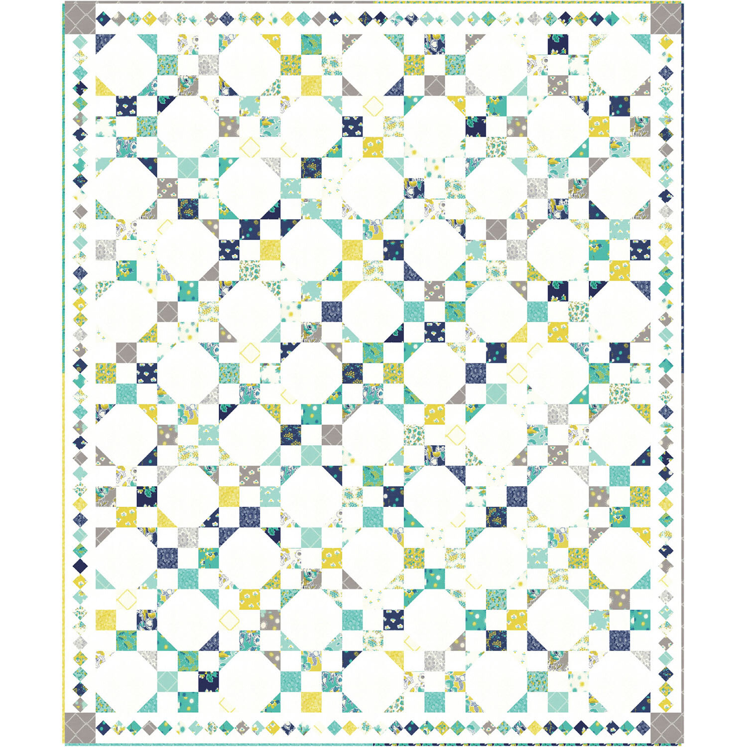 Summer Snow Quilt Pattern, PDF