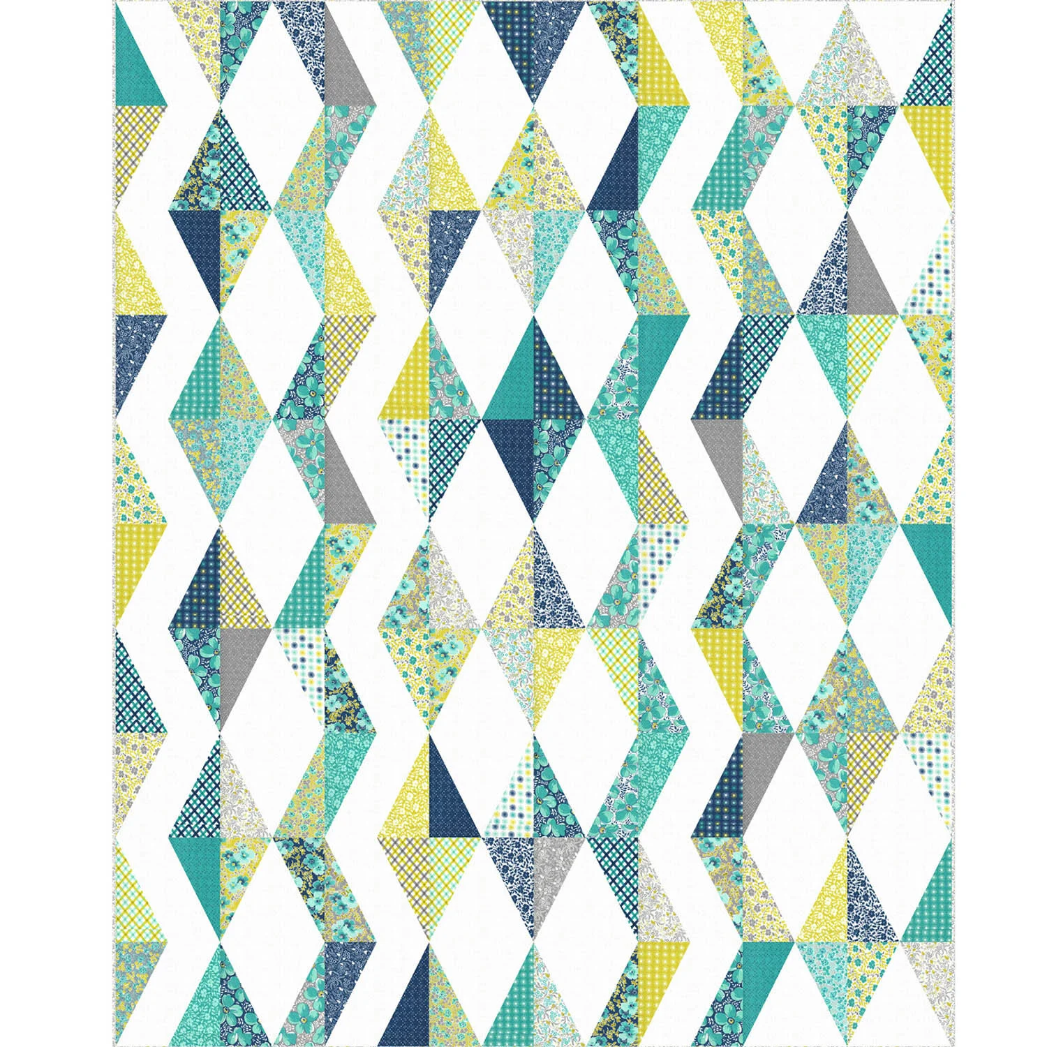Summer Lightning Quilt Pattern, PDF