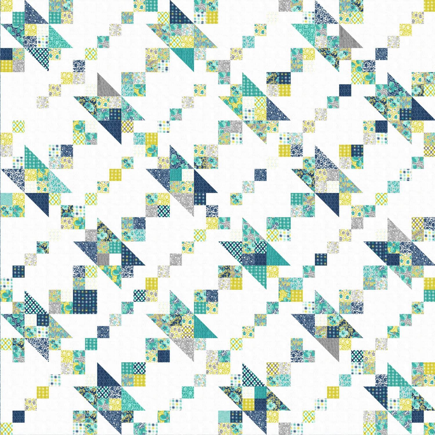 Street Fair Quilt Pattern, PDF 