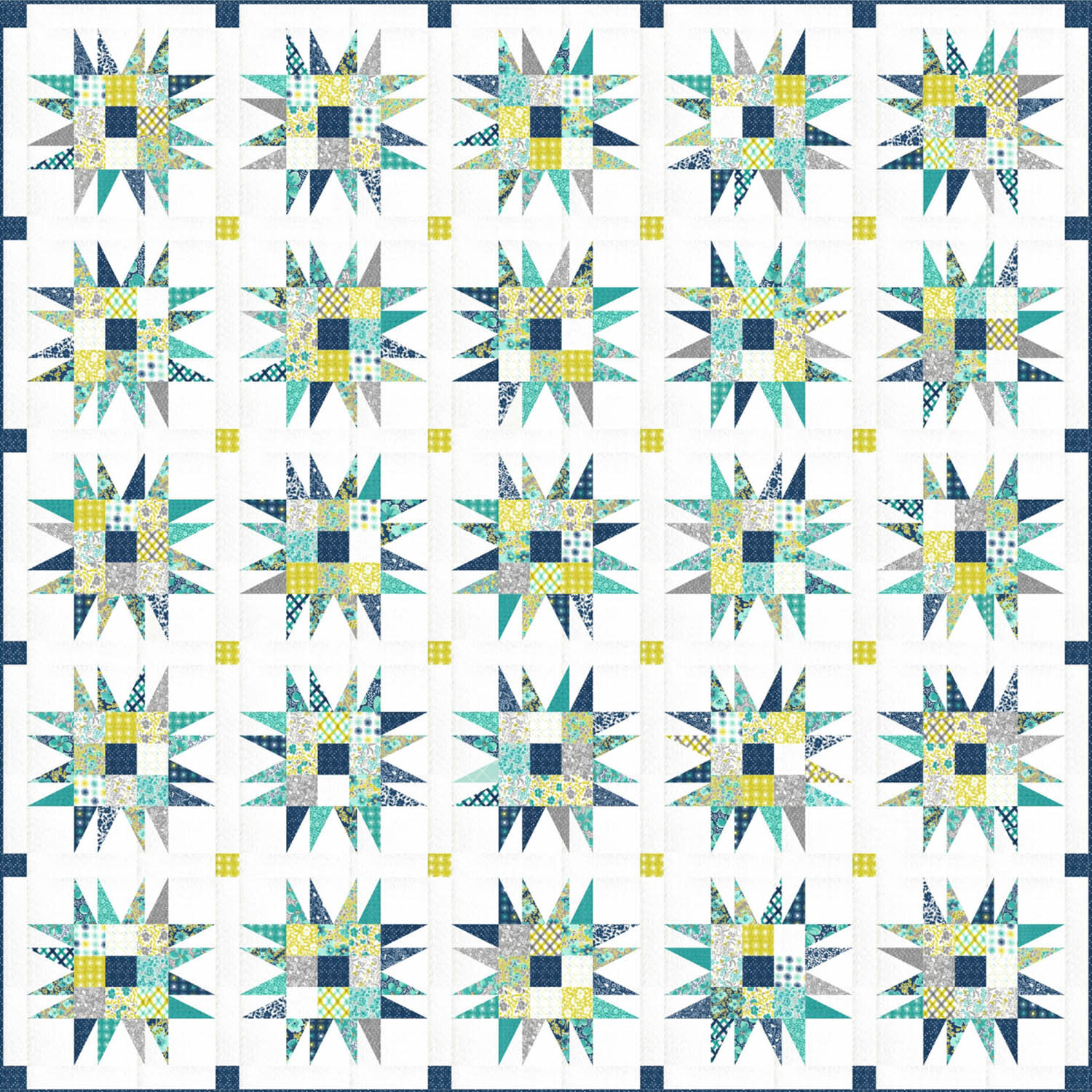 Sunspot Quilt Pattern, PDF