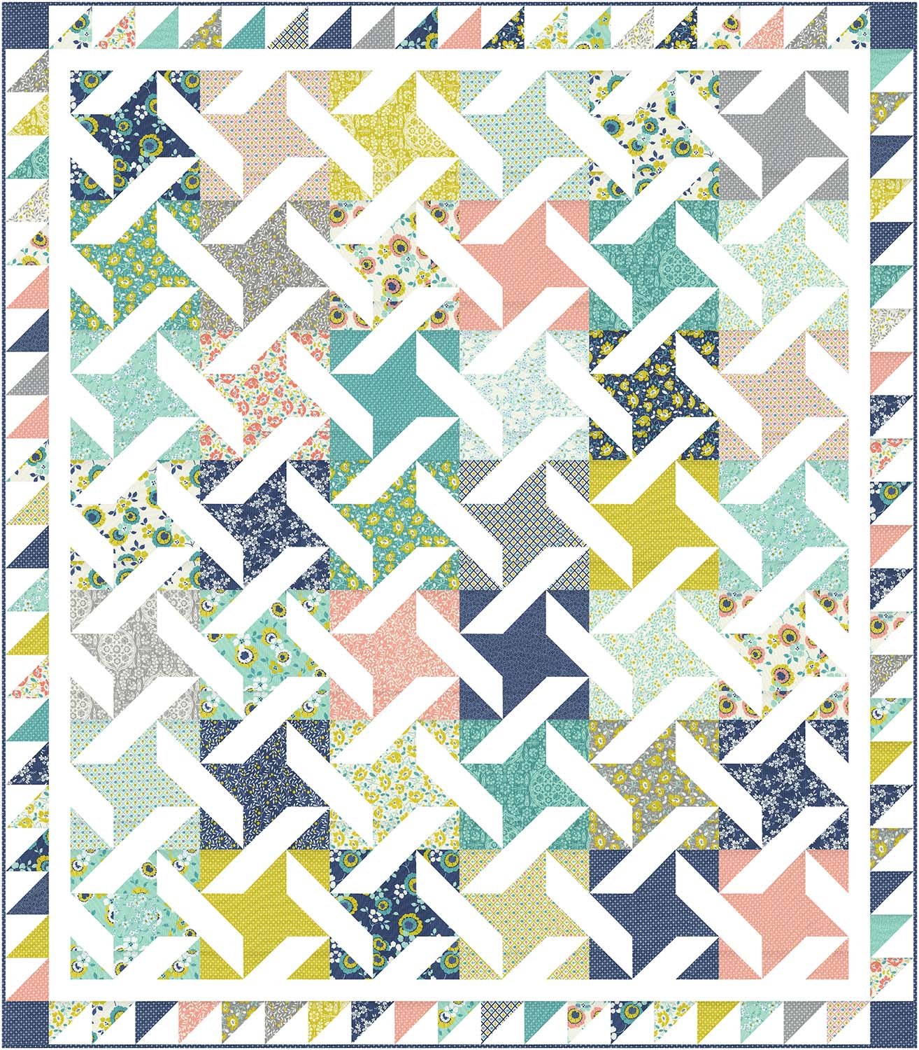 Spring Migration Quilt Pattern, PDF