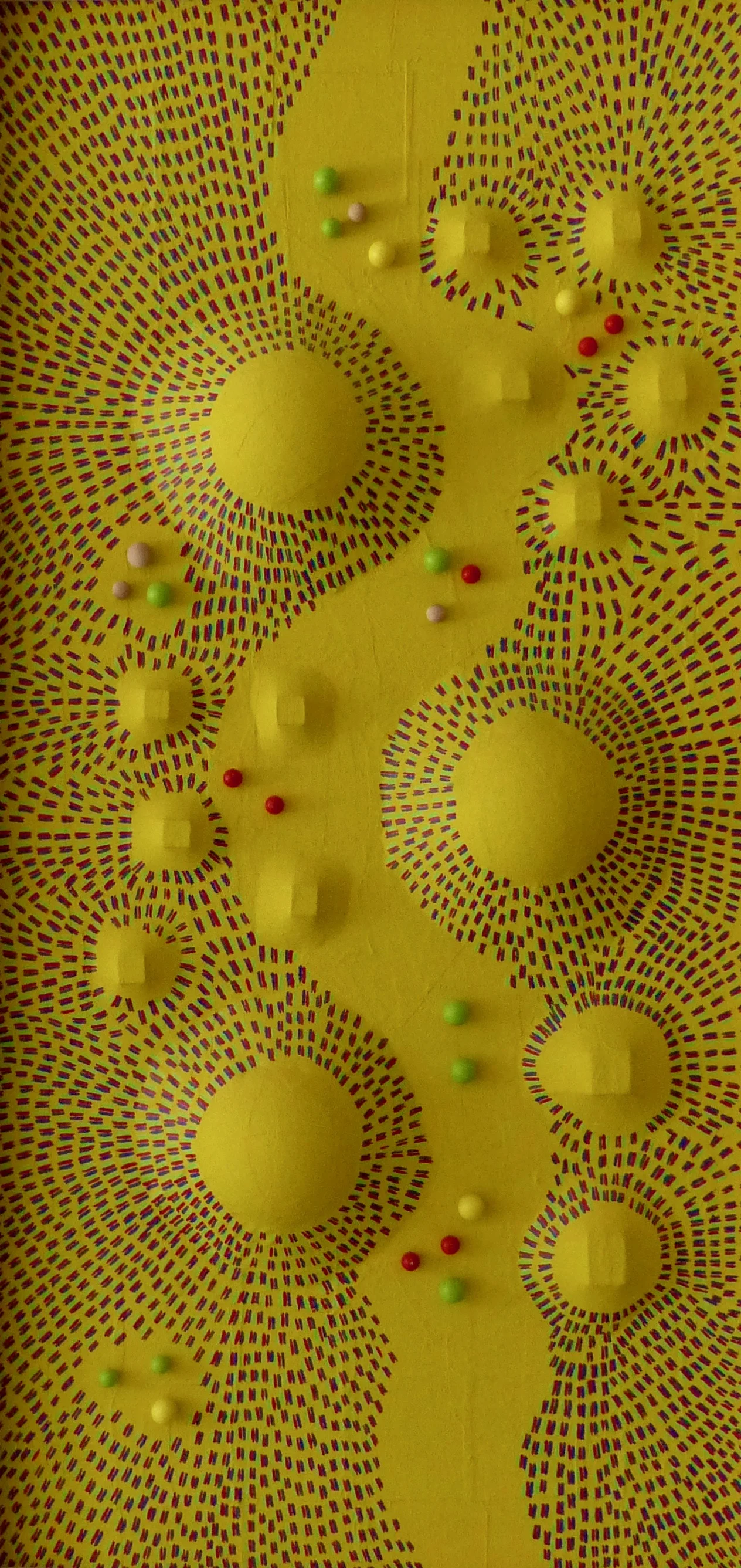 Palla Prigioniera, dittico, 2017, tecnica mista, cm 135x70