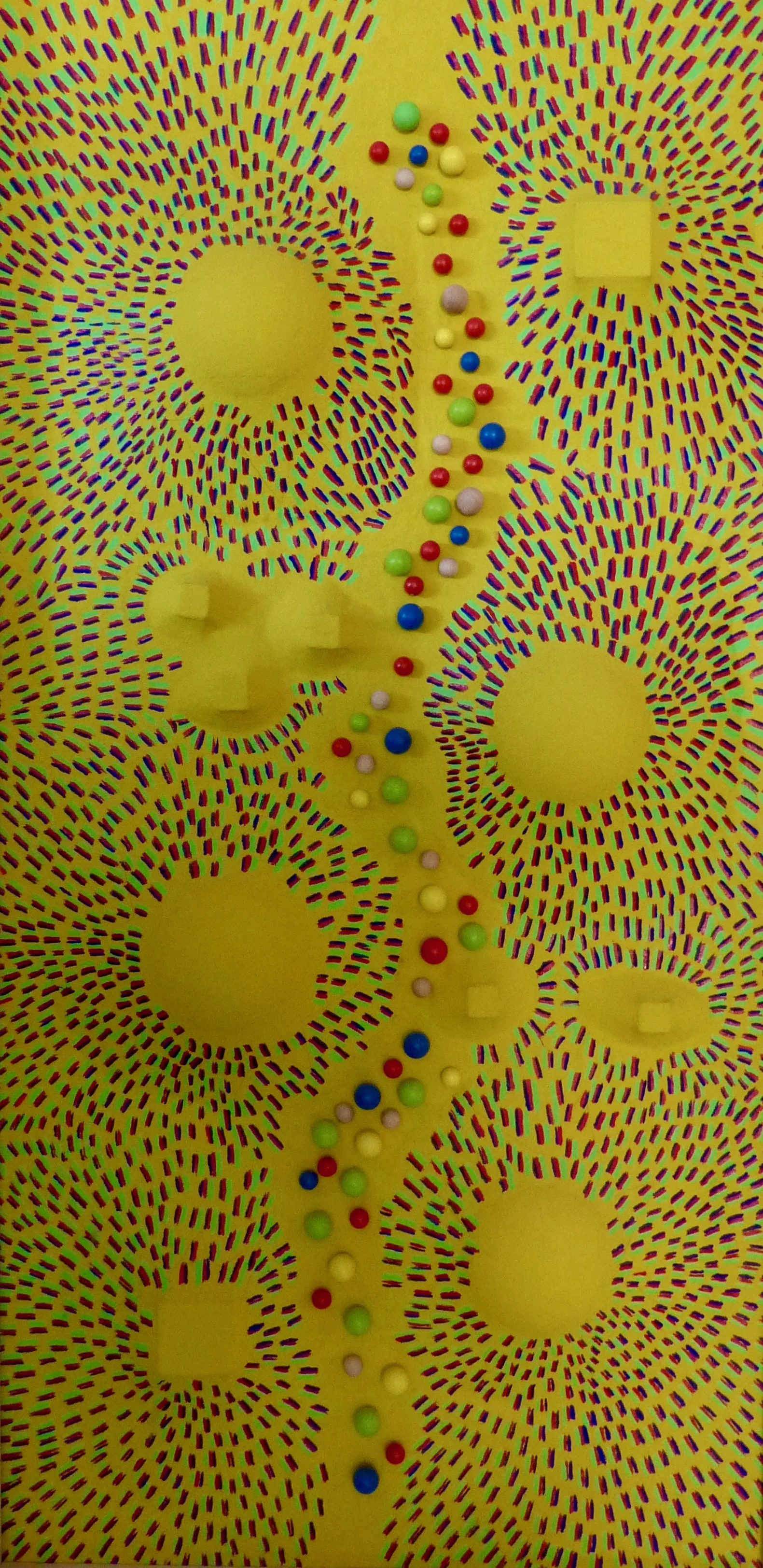 Palla Prigioniera, dittico, 2017, tecnica mista, cm 135x70