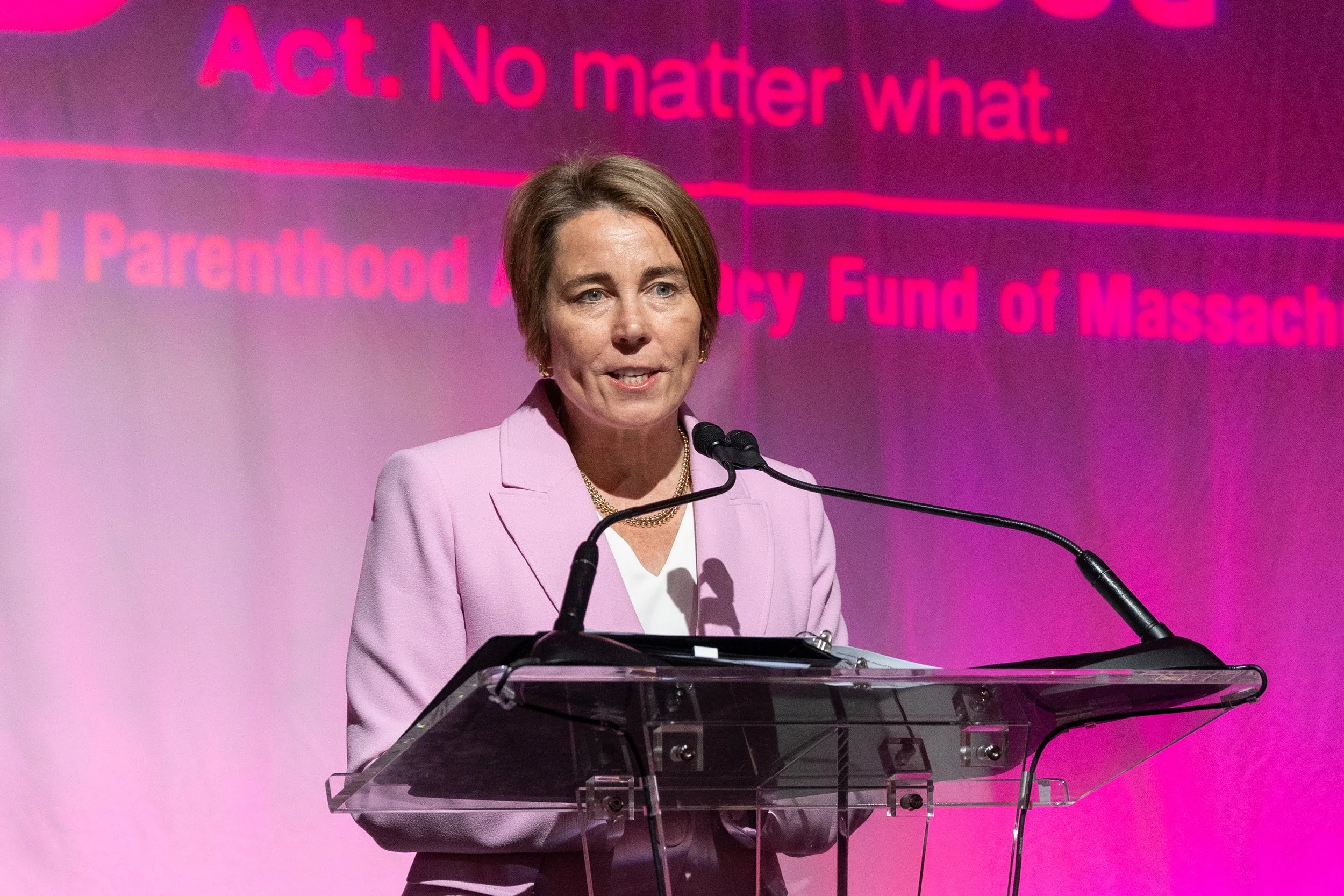 maura healey at planned parenthood event 2026