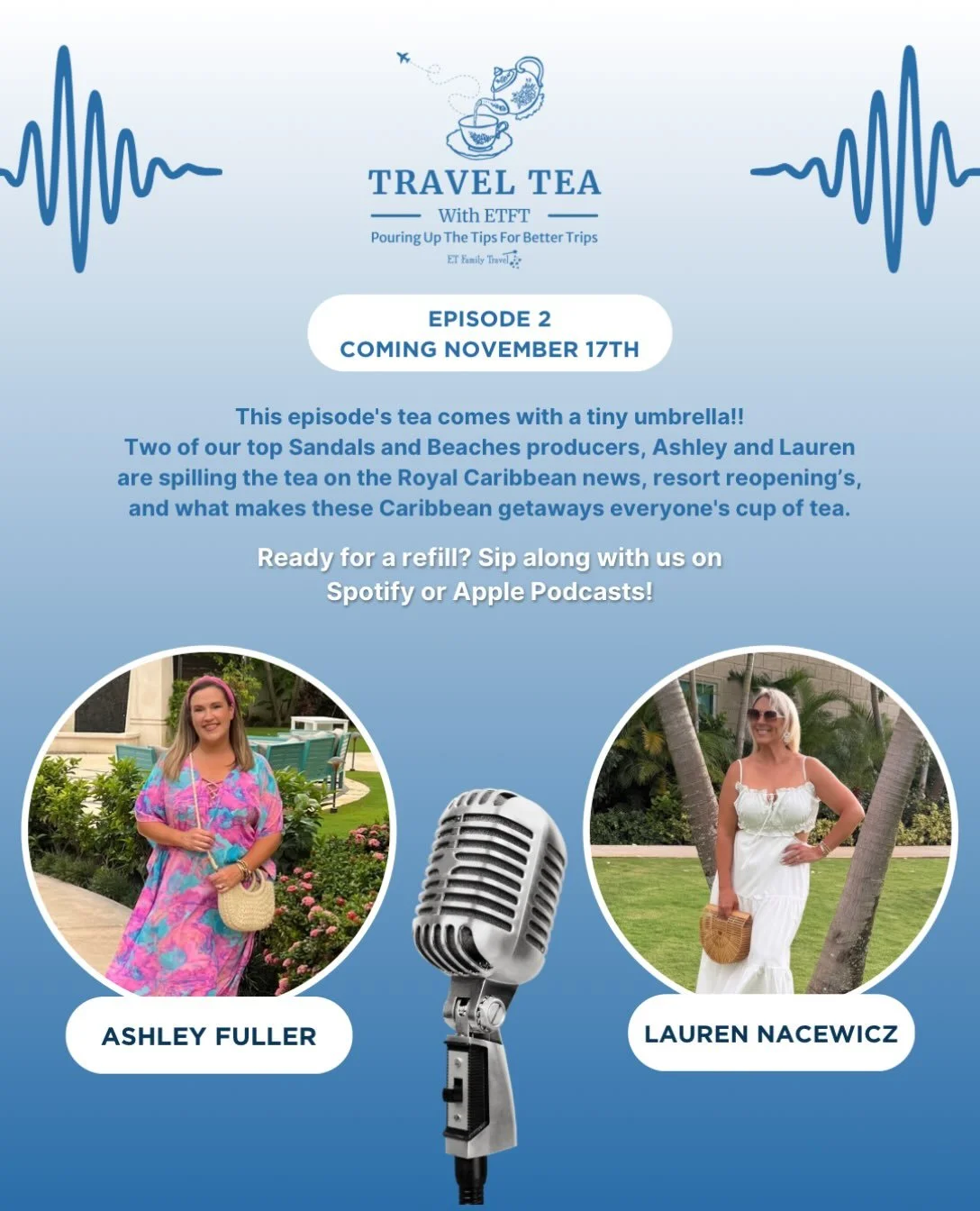 ☕🌴 Something&rsquo;s brewing in paradise&hellip; and the tea is ALL-INCLUSIVE!

Episode 2 of Travel Tea with ETFT is steeping, and we&rsquo;re spilling all the tea on Sandals &amp; Beaches Resorts!

From the Royal Caribbean news to Jamaica resort re