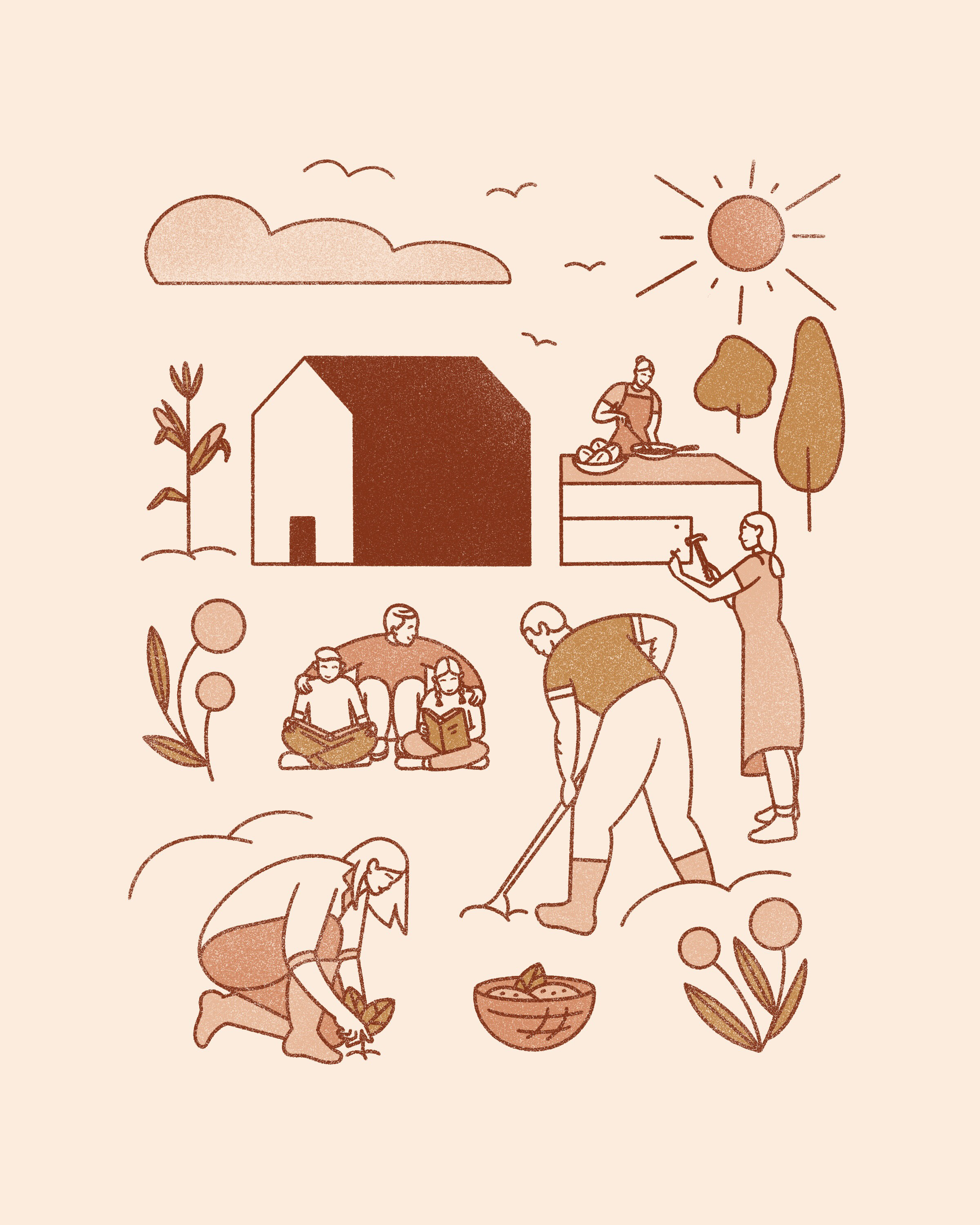 Illustration by Samantha Nickerson •
