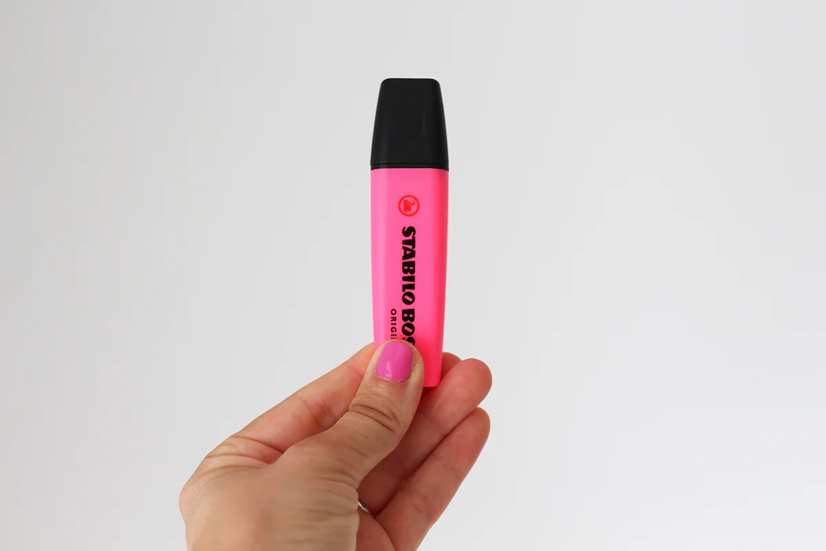 What's with the Pink Highlighter?