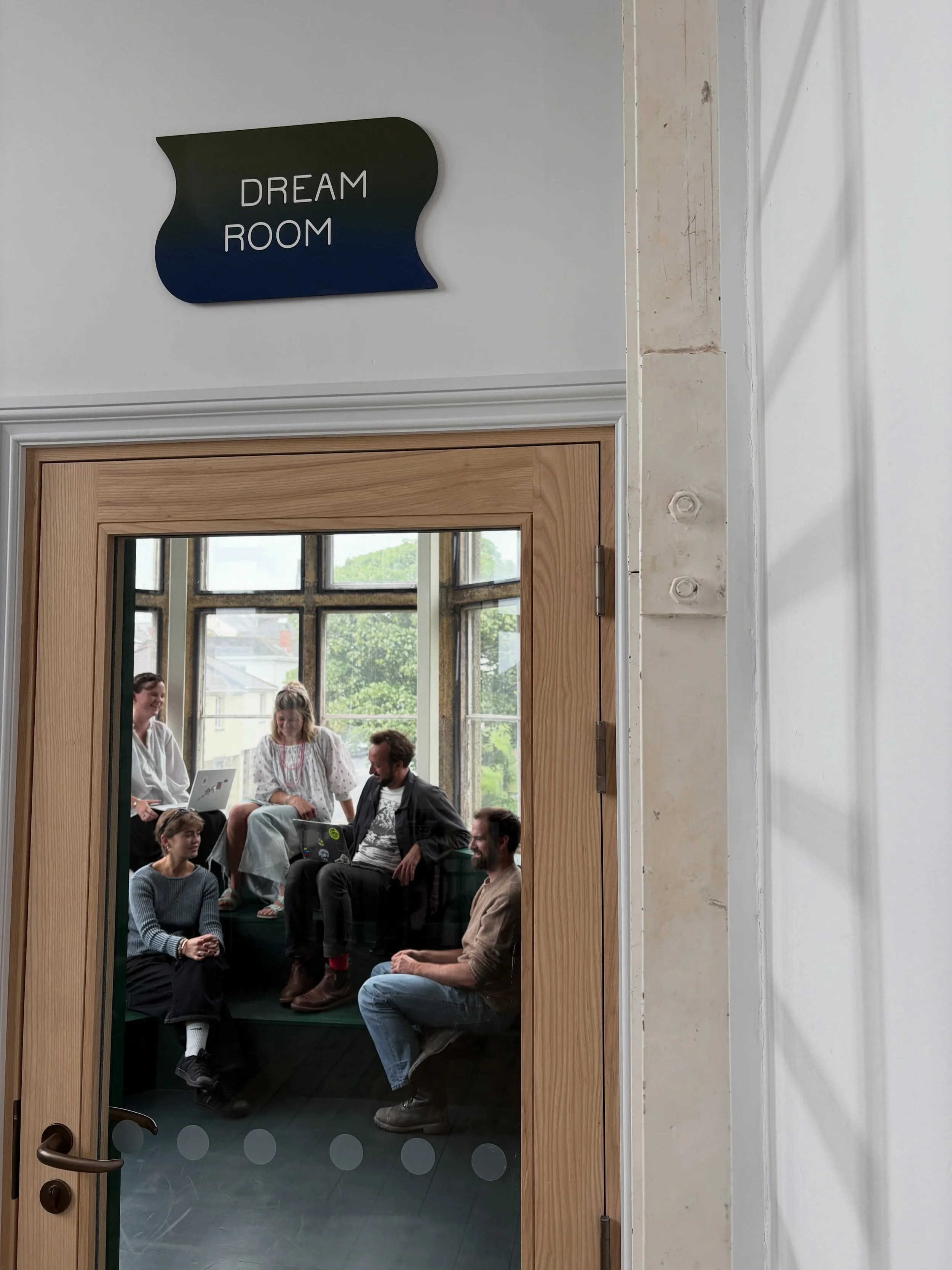Too cute for words, the dream team in the Dream Room. Lots of exciting projects on the horizon 👀 @theladder_rr
