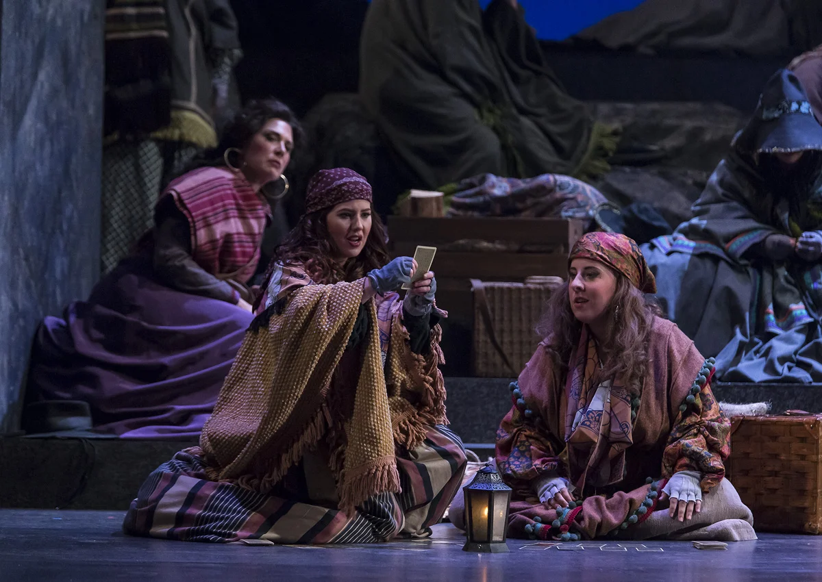 Mercédès in Bizet’s Carmen Opera Santa Barbara, 2016 Photography by David Bazemore