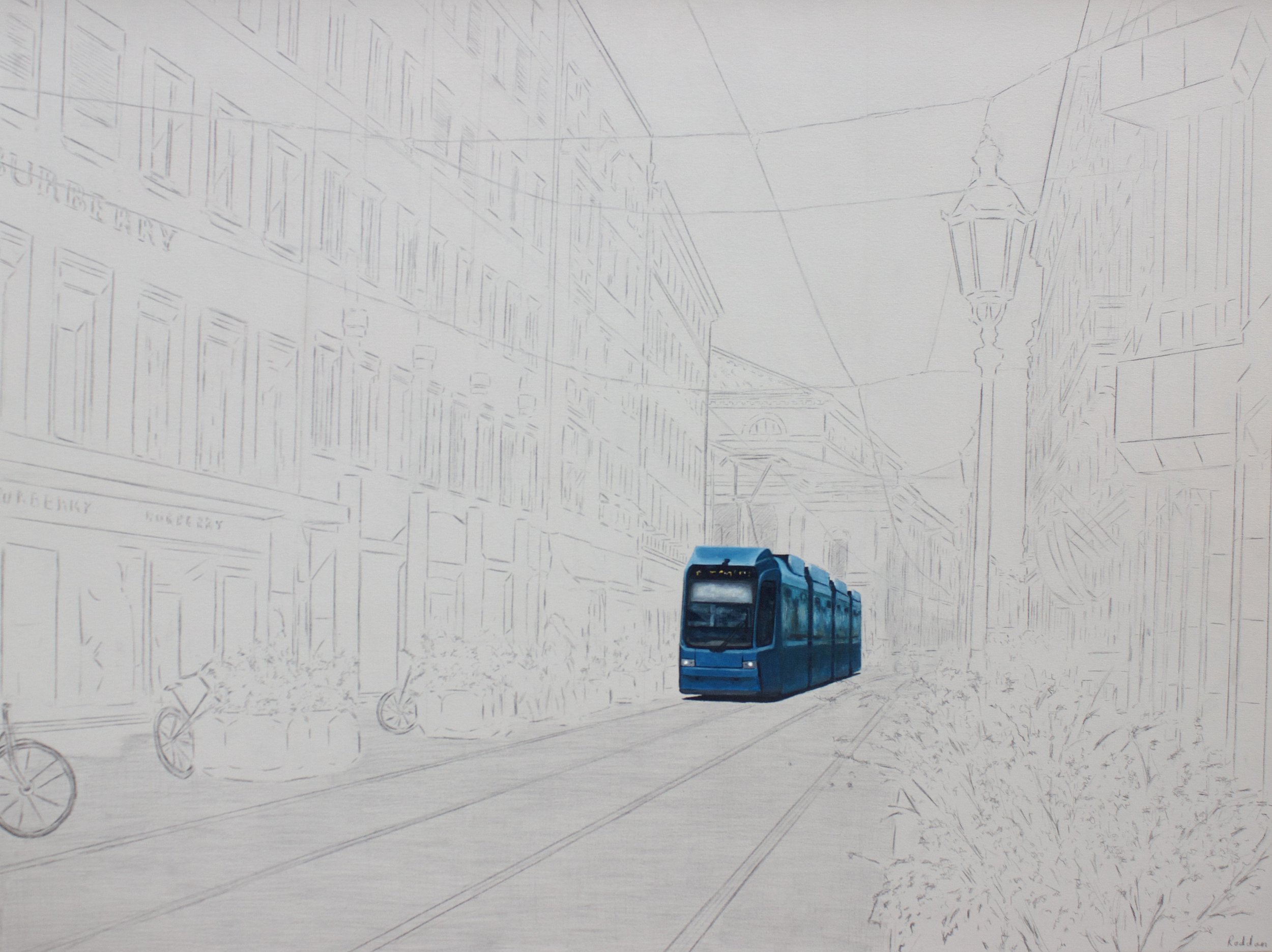 Blue Tram, Munich (Perusastr), 2022