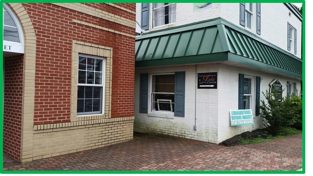 Site of the Public Art Project in Leonardtown (before)