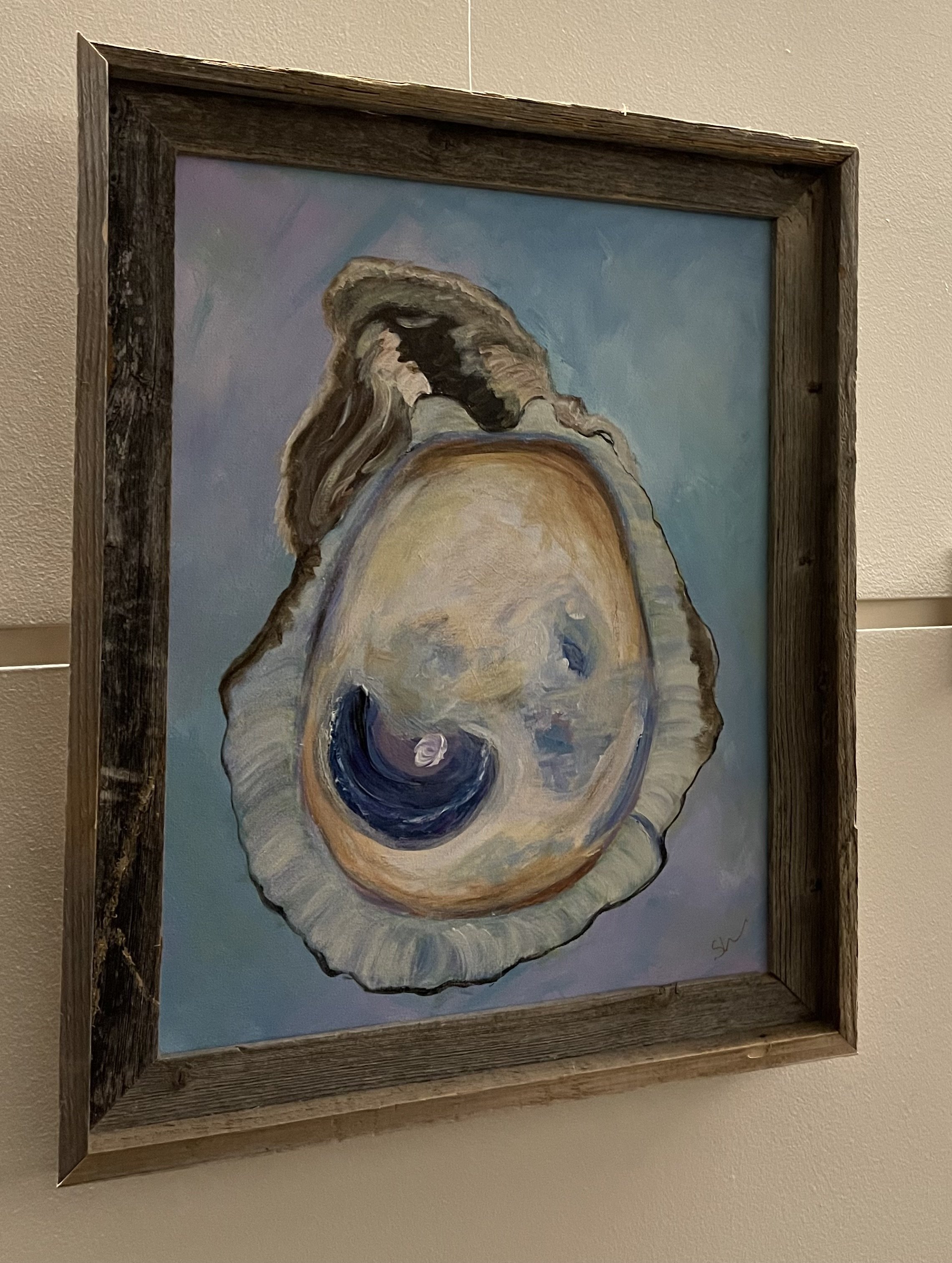 Susie Glauner - "Oyster", acrylic on canvas 