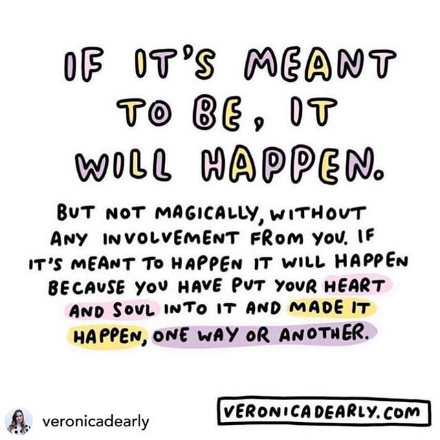 This post from @veronicadearly reminds me of when my late mother would would tell me &ldquo;everything will work out if you let it.&rdquo; What she meant by that was to stop flailing about in my self-pity about not getting a job or apartment I wanted