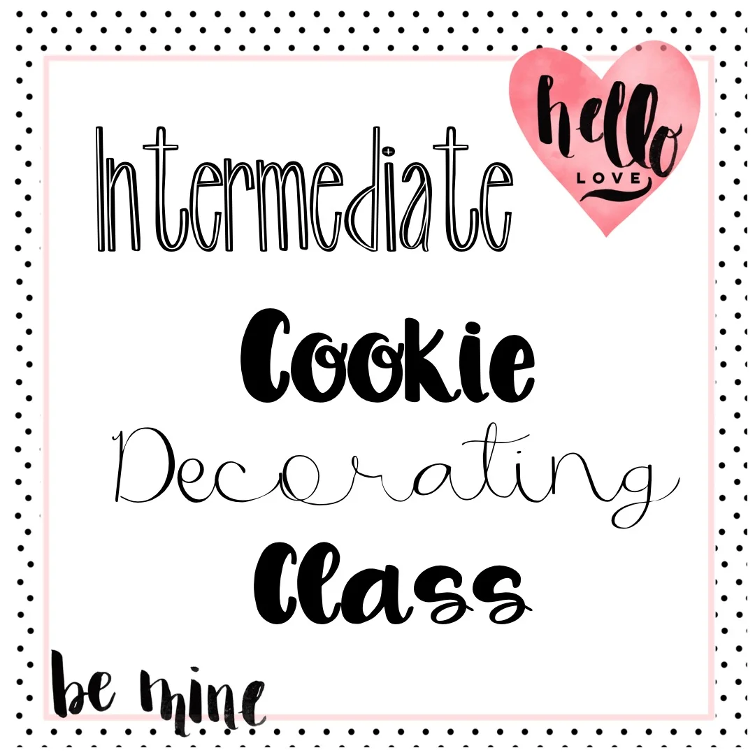 Intermediate Cookie Decorating with Ainslie Lane Cookie Studio
