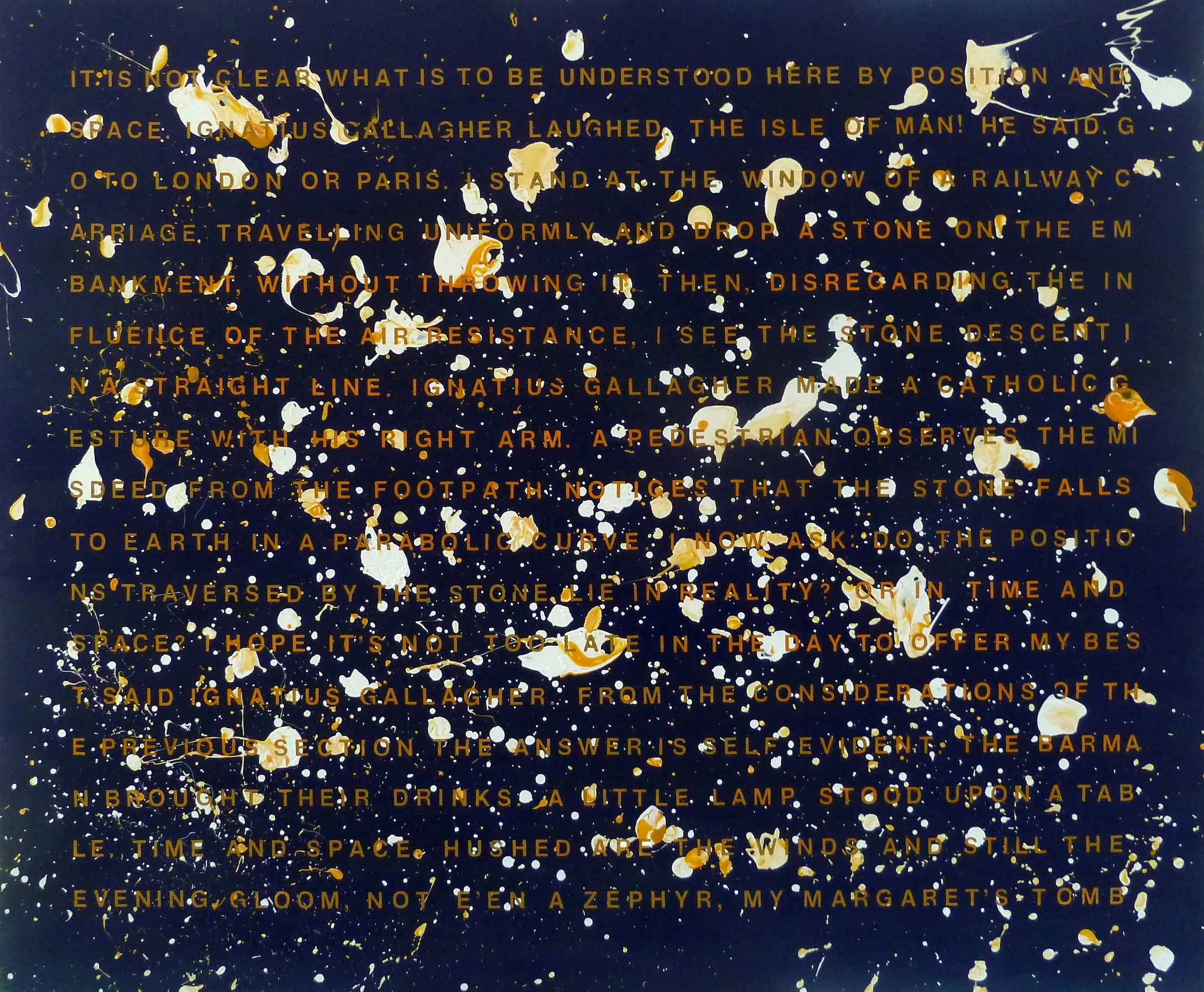 einstein and james joyce go into a bar, 2018