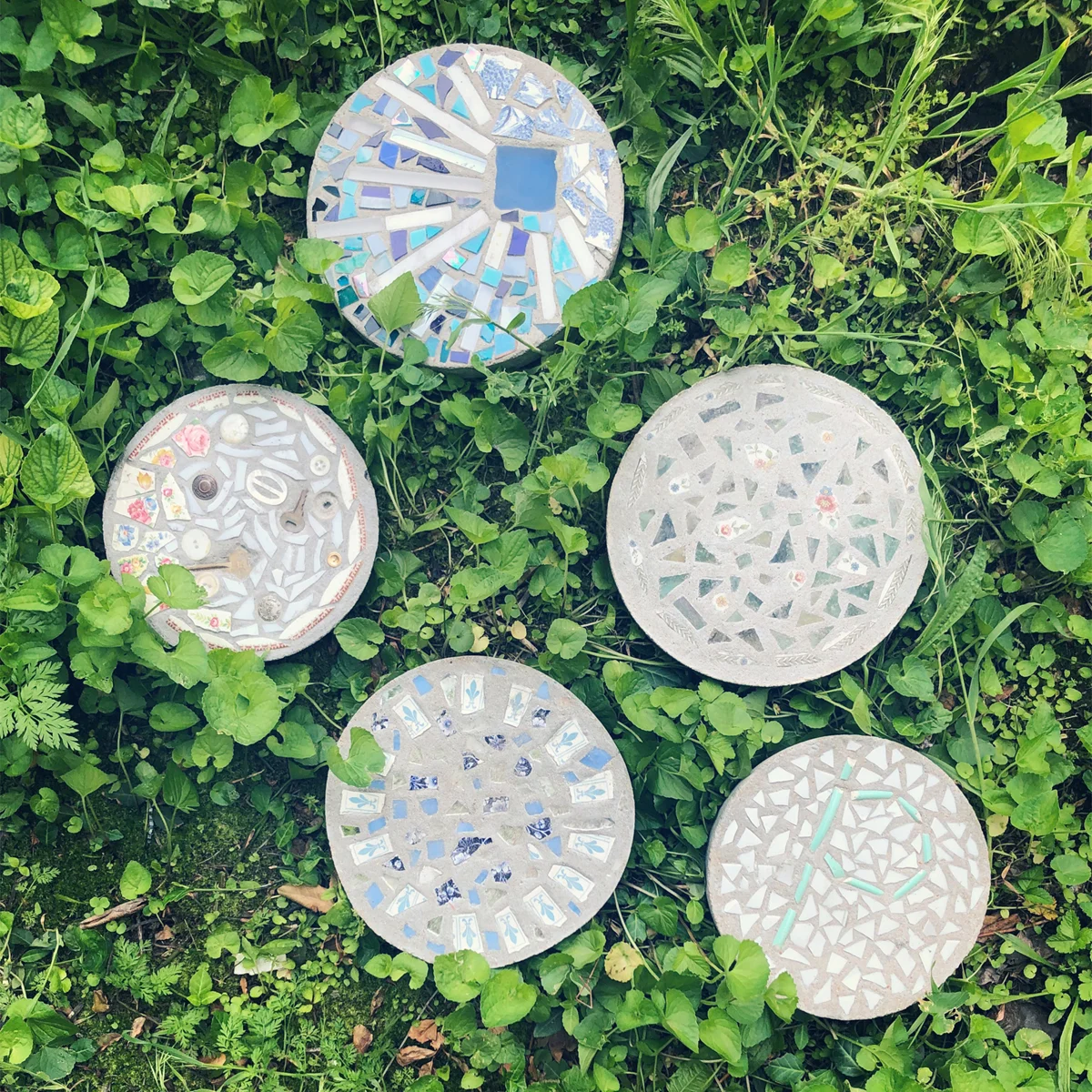 Mosaic Stepping Stones