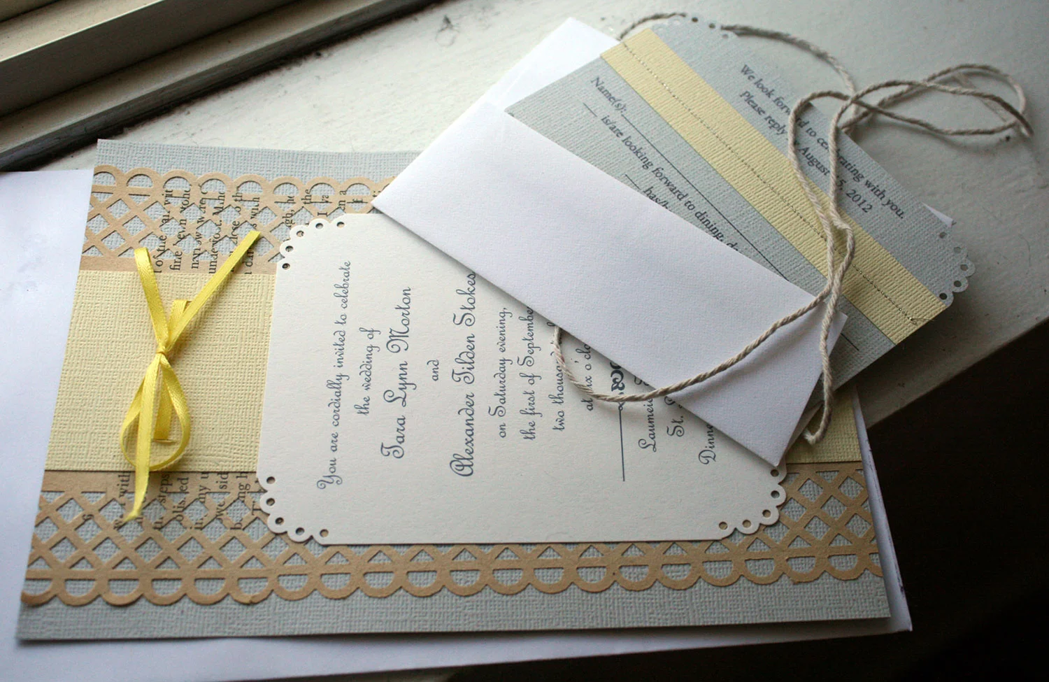 Handmade Wedding Invitations