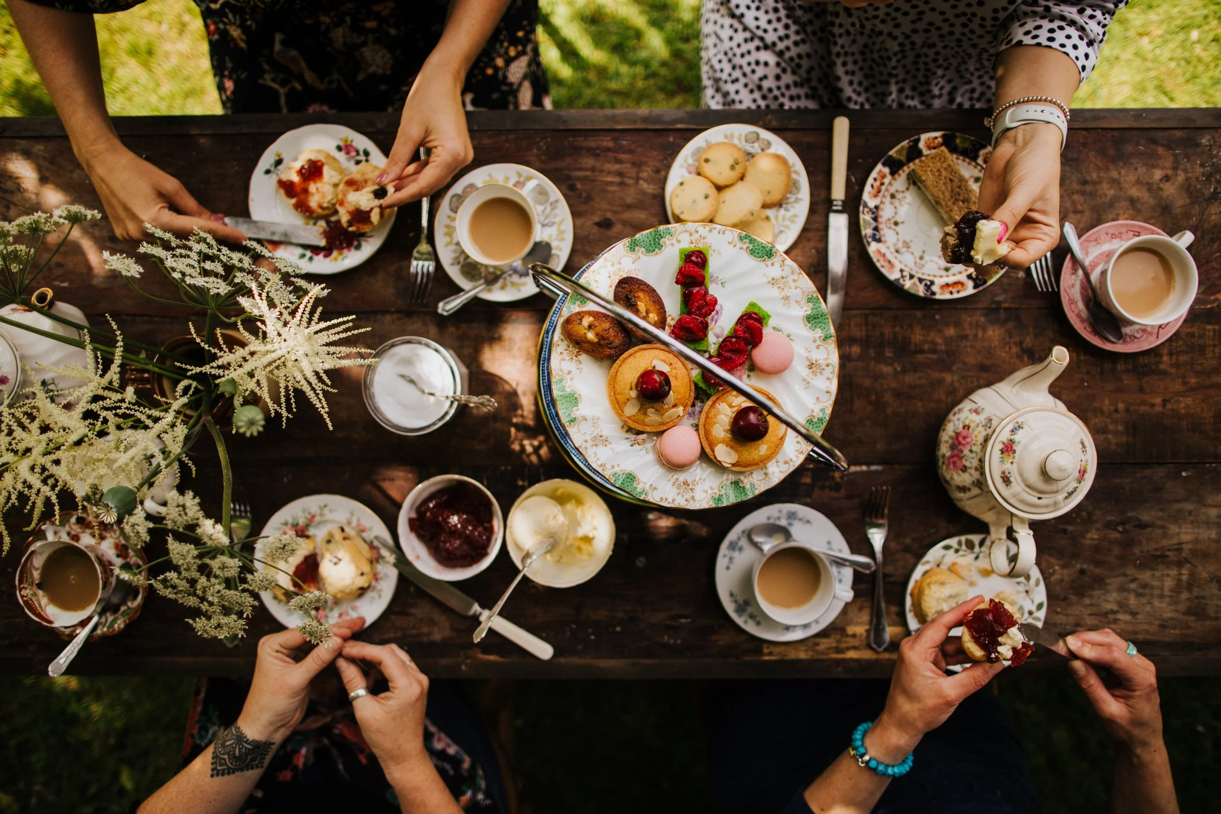 Afternoon Tea in The Farmhouse Gardens.jpg