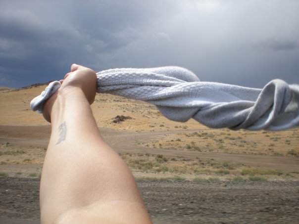  Most photogenic drying of socks. Ever. 