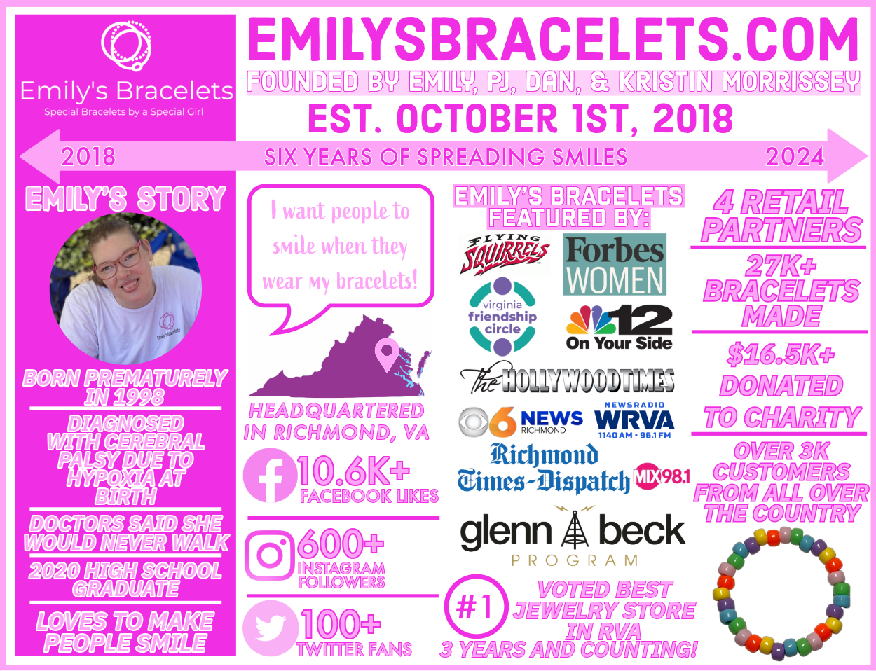 Press Kit — Emily's Bracelets