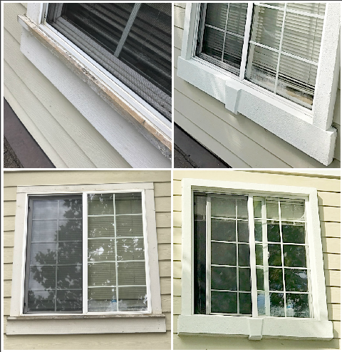 Custom Window Trims (Before/After)