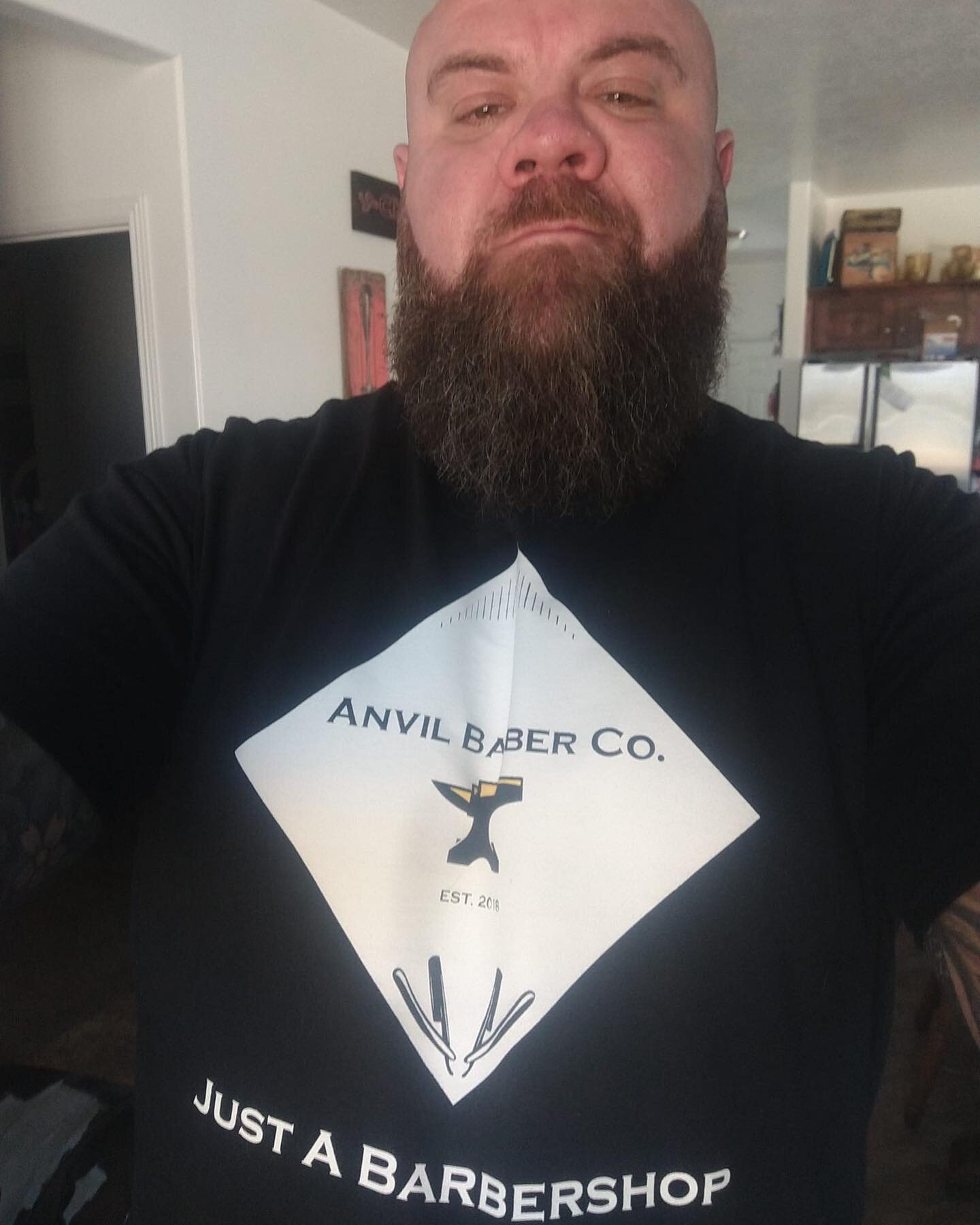 Thanks for supporting the shop Wes! So cool to have people repping! 
#AnvilBarberCo #justabarbershop #barbershop #barber #americanforkbarber #beard #bearded #beardtrim #americanfork #ut #utah #utahcounty #goodvibes