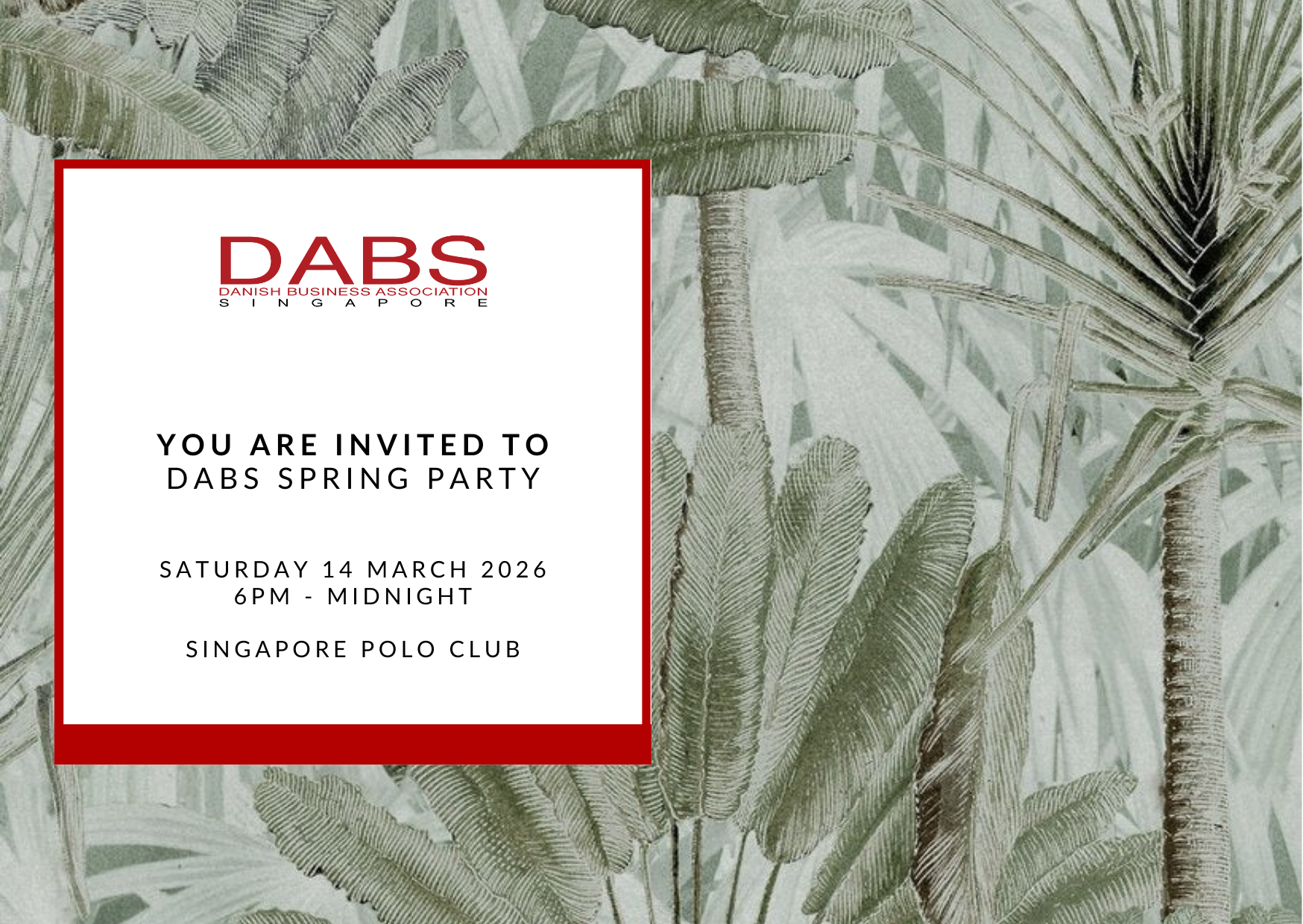 DABS SPRING PARTY 2026