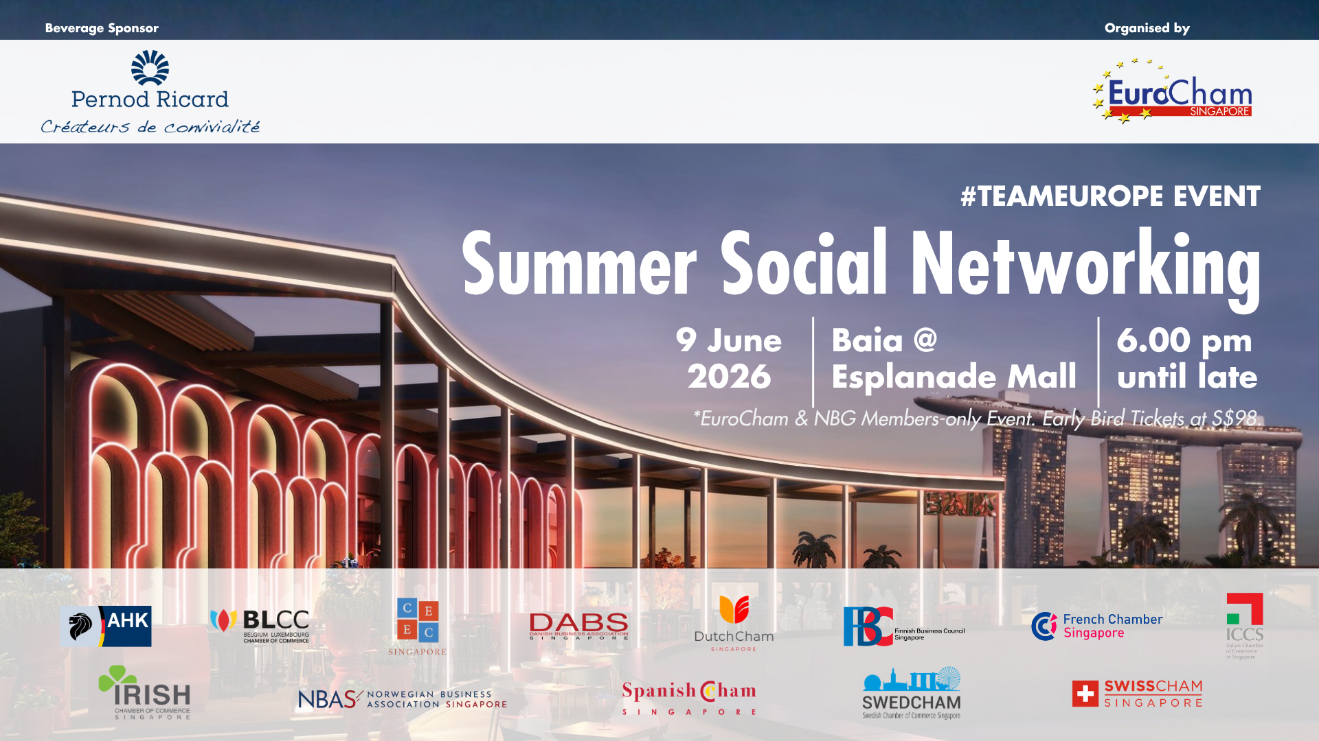 Team Europe Summer Social Networking
