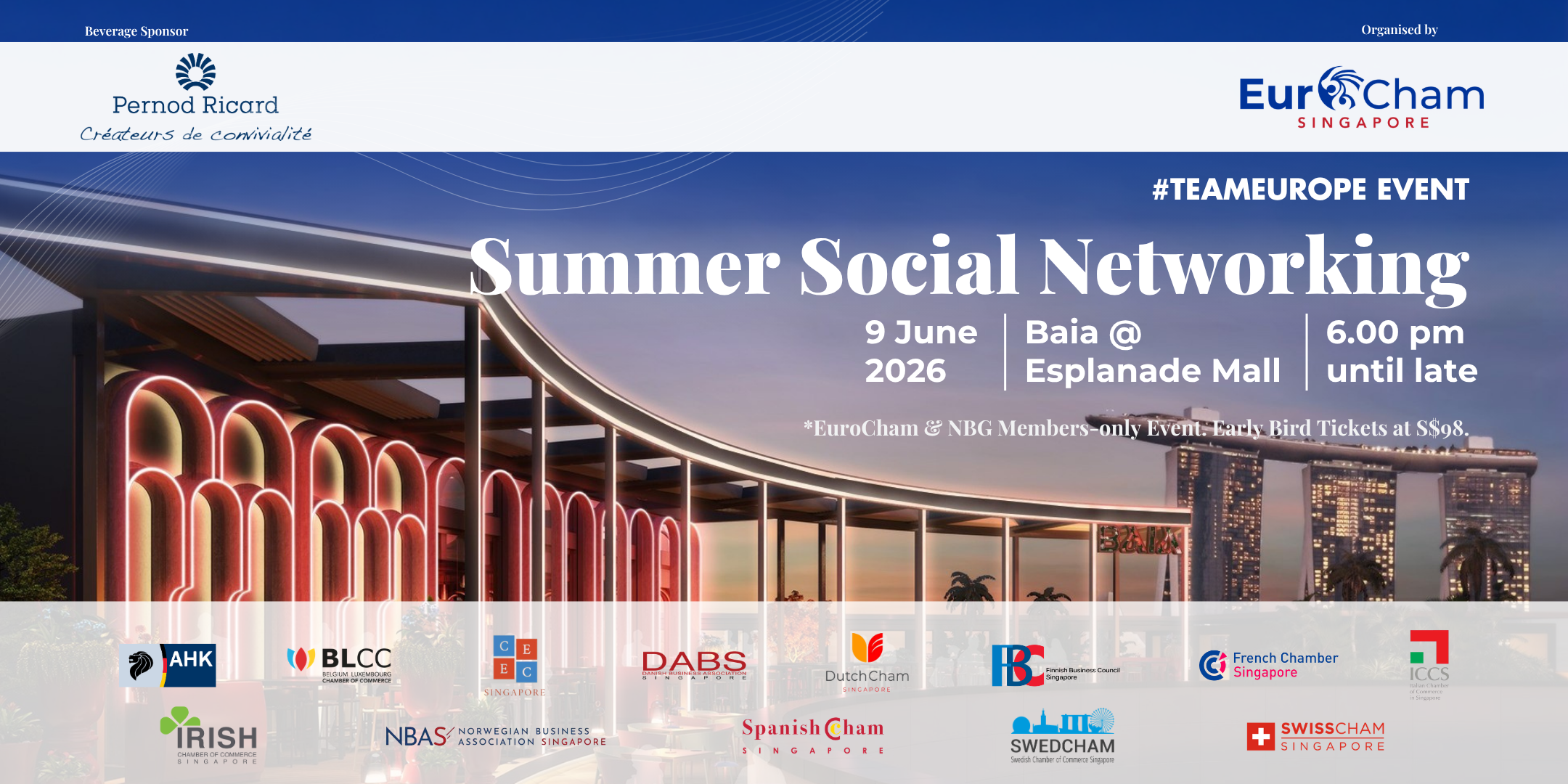 Team Europe Summer Social Networking