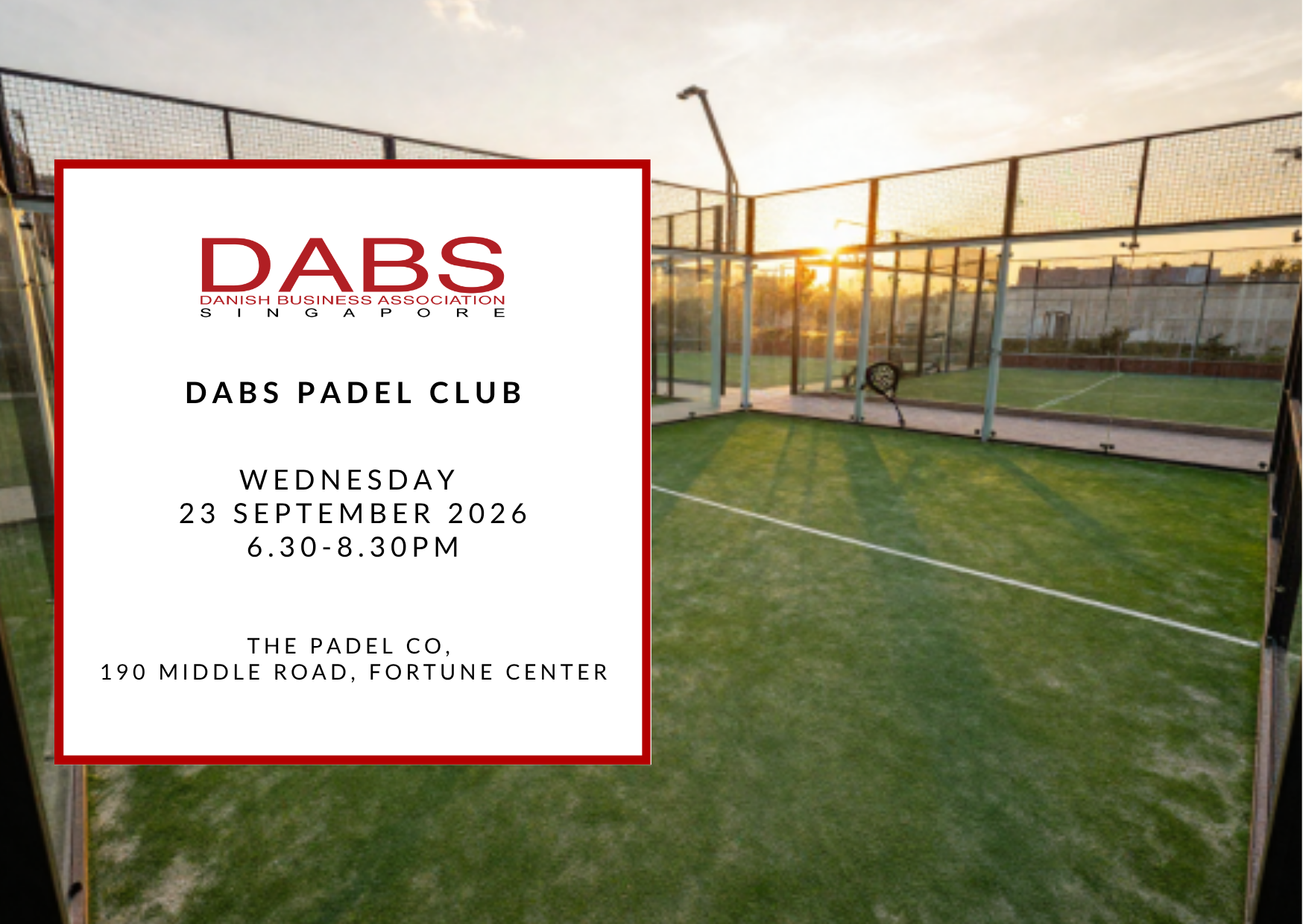 DABS PADEL CLUB, Autumn Sessions | September