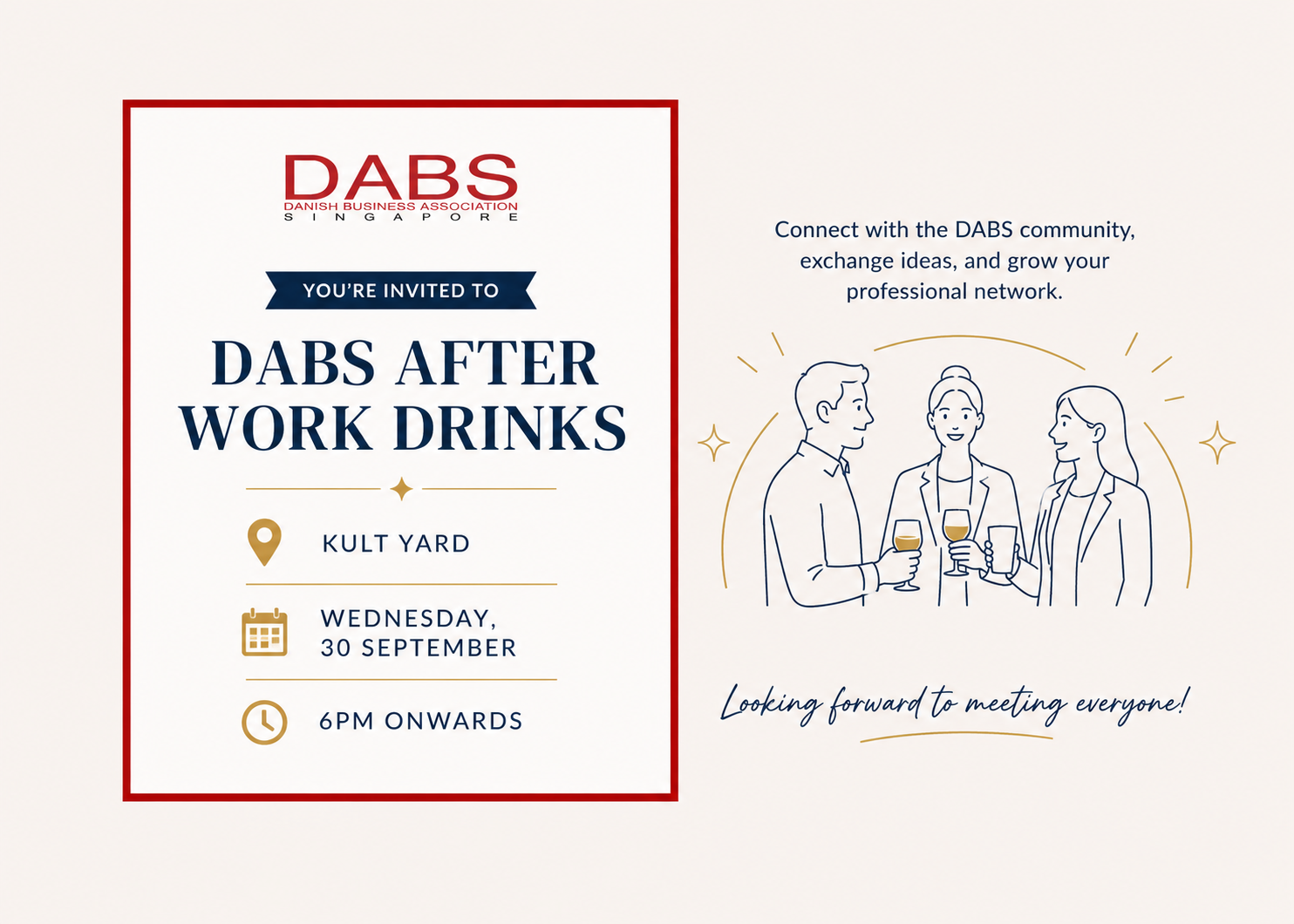 DABS After Work Drinks | September